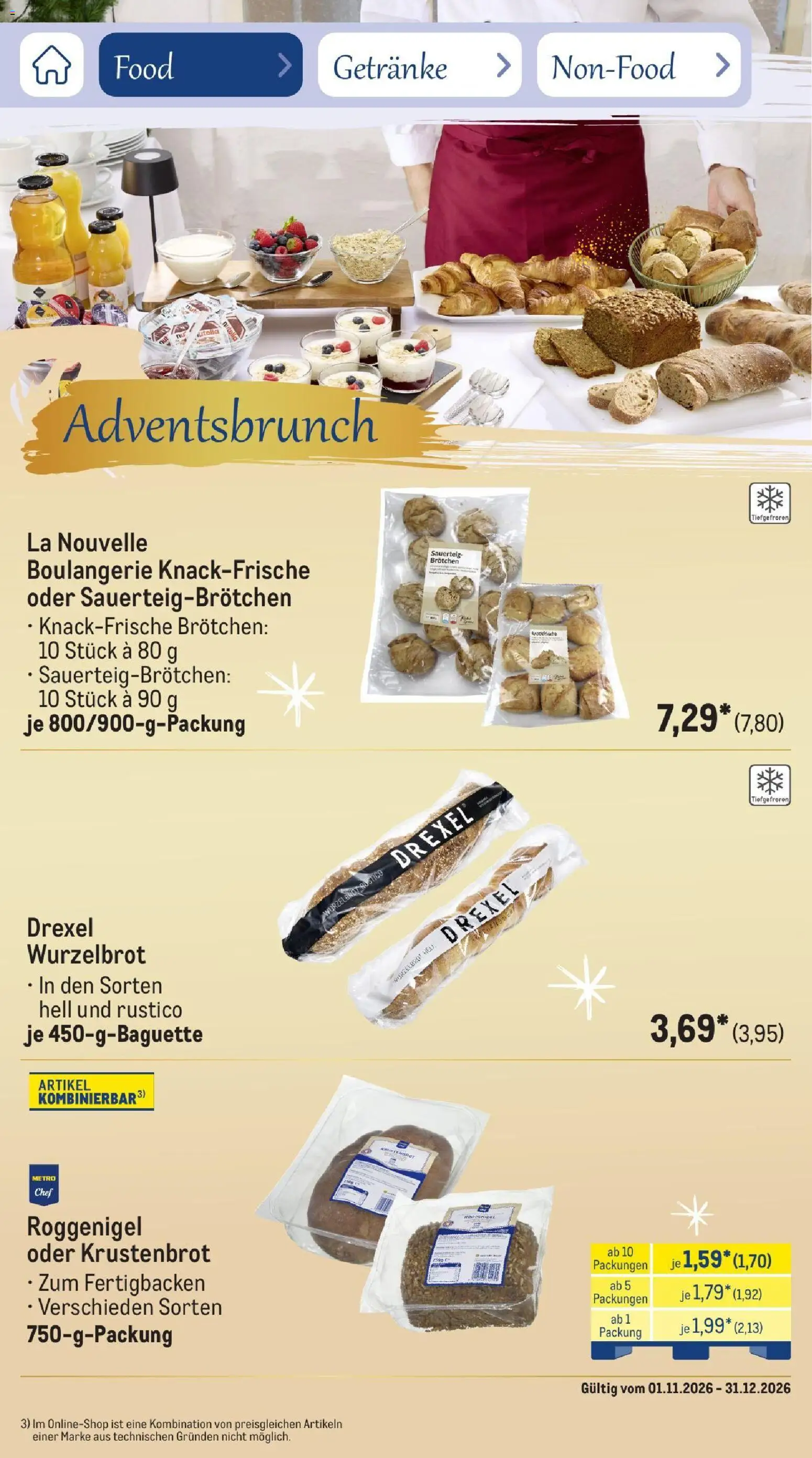 Metro Saisonkatalog Festtage voller Genuss – gültig ab 01.11.2026 | Seite: 4