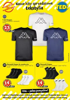 Pogląd oferty "TEDi gazetka - Nowy Tomyśl" - ważna od 15.05.2026 | Strona: 4 | Produkty: Skarpetki, Artykuły szkolne, Tekstylia