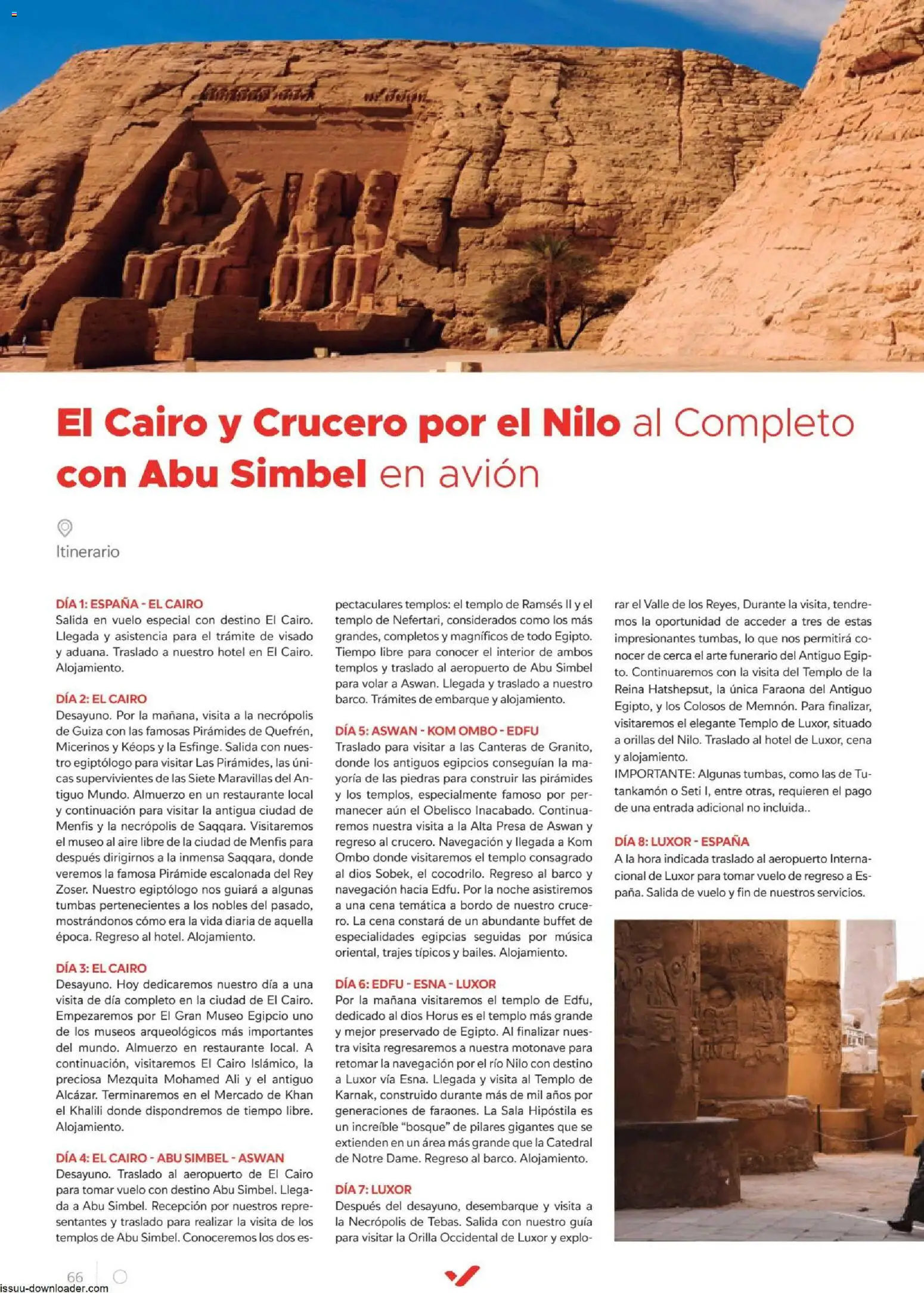 Halcón Viajes Egípto │ válido desde el 06/07/2026 | Página: 66 | Productos: Navegación