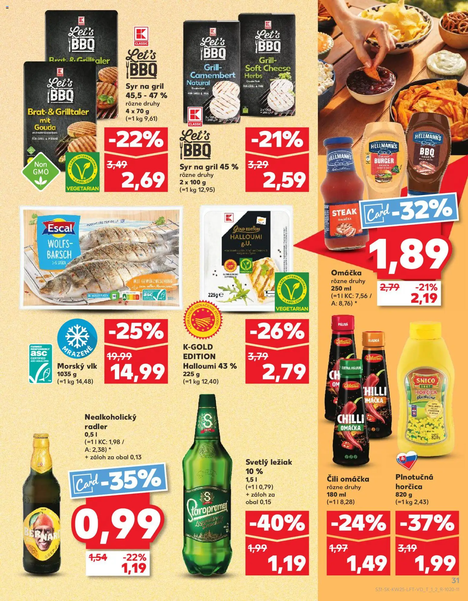 Nové Kaufland akcie – leták je platný od 18.06.2026 | Strana: 31