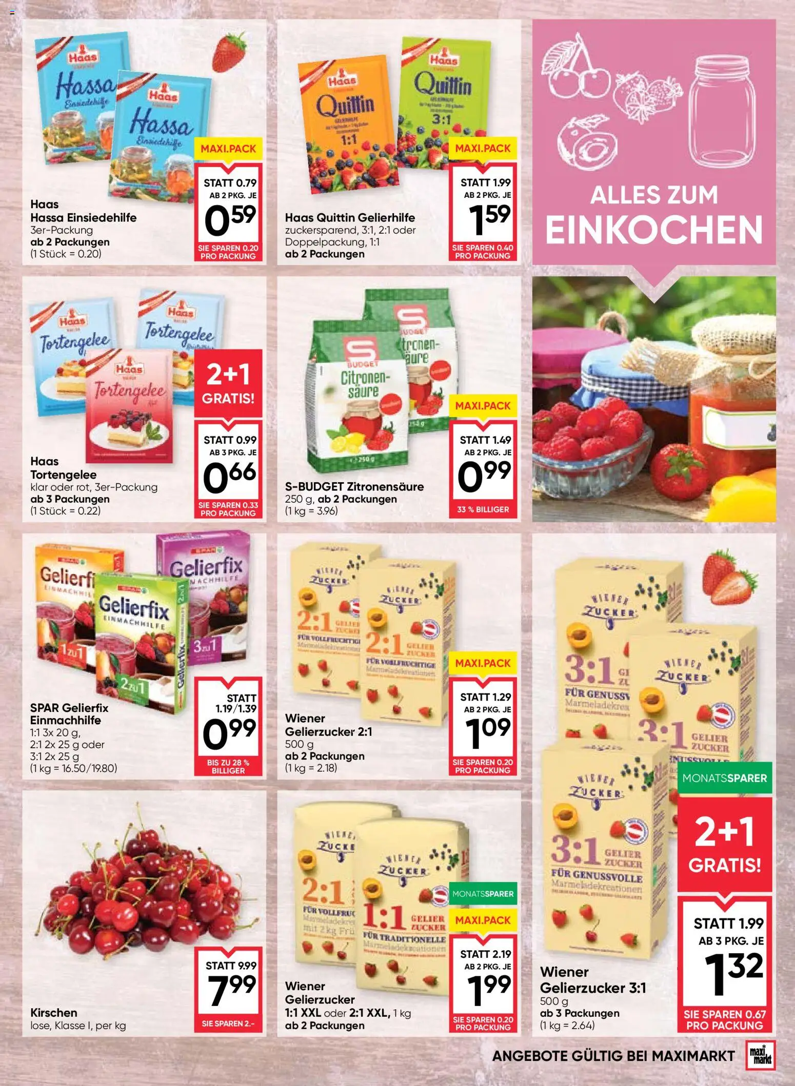 Maximarkt Flugblatt gültig ab 03.06.2026 | Seite: 15 | Produkte: Zucker