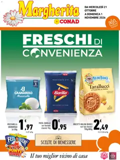 Anteprima del volantino Conad volantino Margherita Sicilia valido a partire dal 21/10/2026
