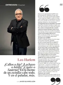 Vista previa El Corte Inglés Gourmet Magazine válido desde el 01/10/2026 | Página: 98 | Productos: Callos, Berberechos, Revista, Pan