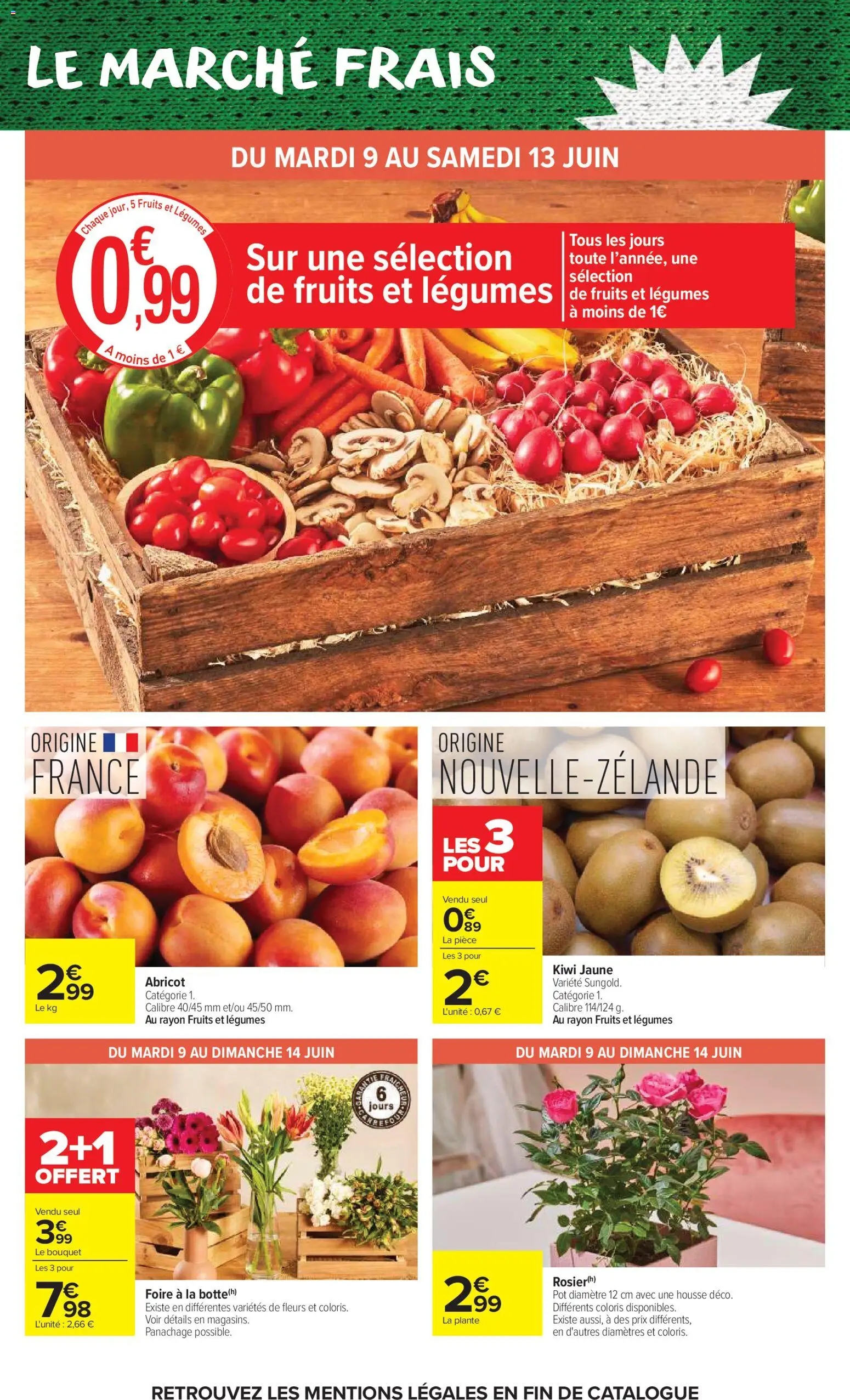{H1} | Page: 25 | Produits: Abricot, Thé, Kiwi