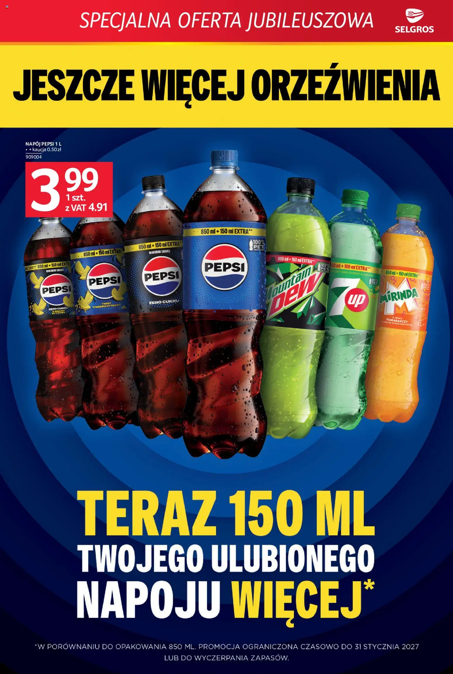 Selgros cash&carry gazetka - Specjalna Oferta Jubileuszowa od 08.10.2026 | Strona: 11 | Produkty: Pepsi, Cytryny