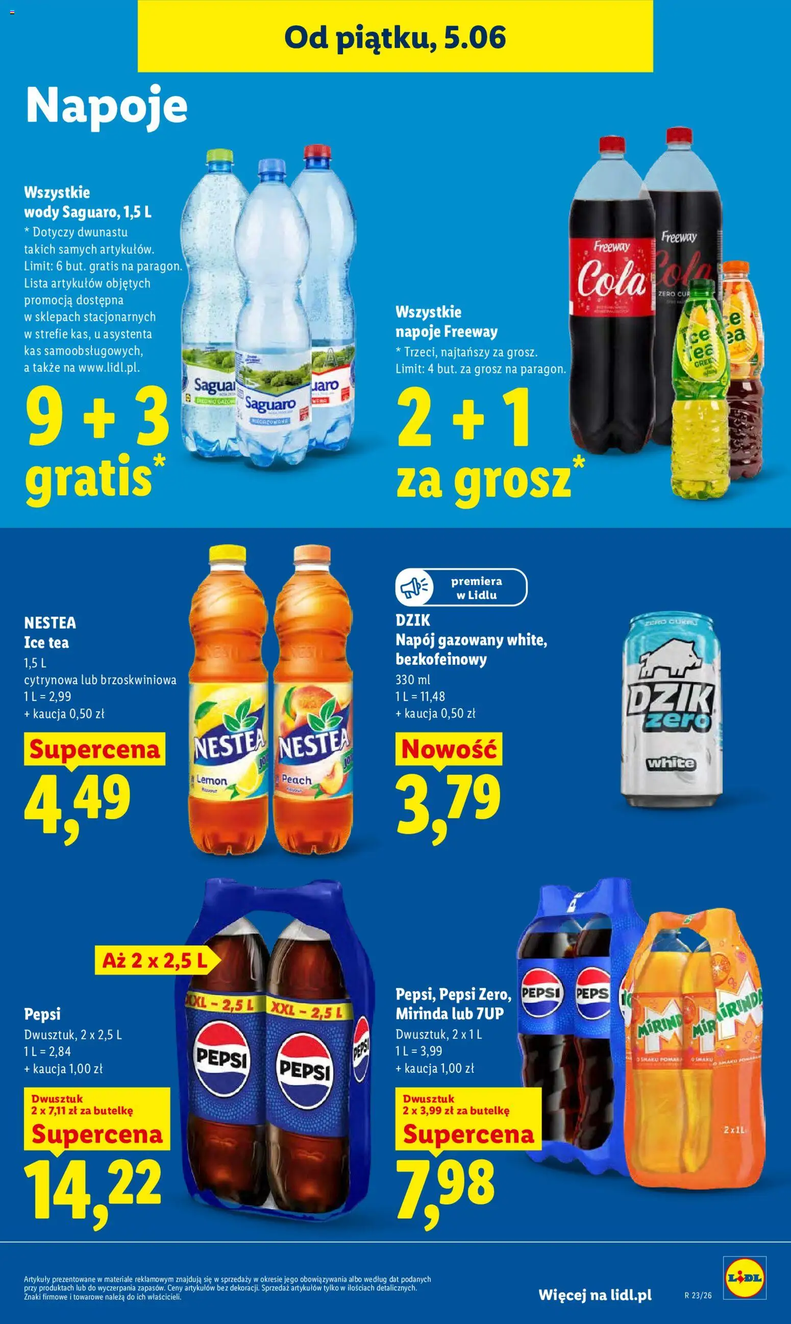 Lidl Polsko leták od 05.06.2026 | Strana: 65 | Produkty: Nestea, Mirinda, Ice tea, Cola