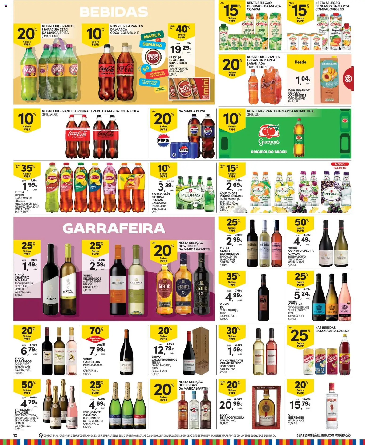 Continente Madeira │ válido de 26.05.2026 | Página: 12 | Produtos: Whisky, Espumante, Cerveja, Truta