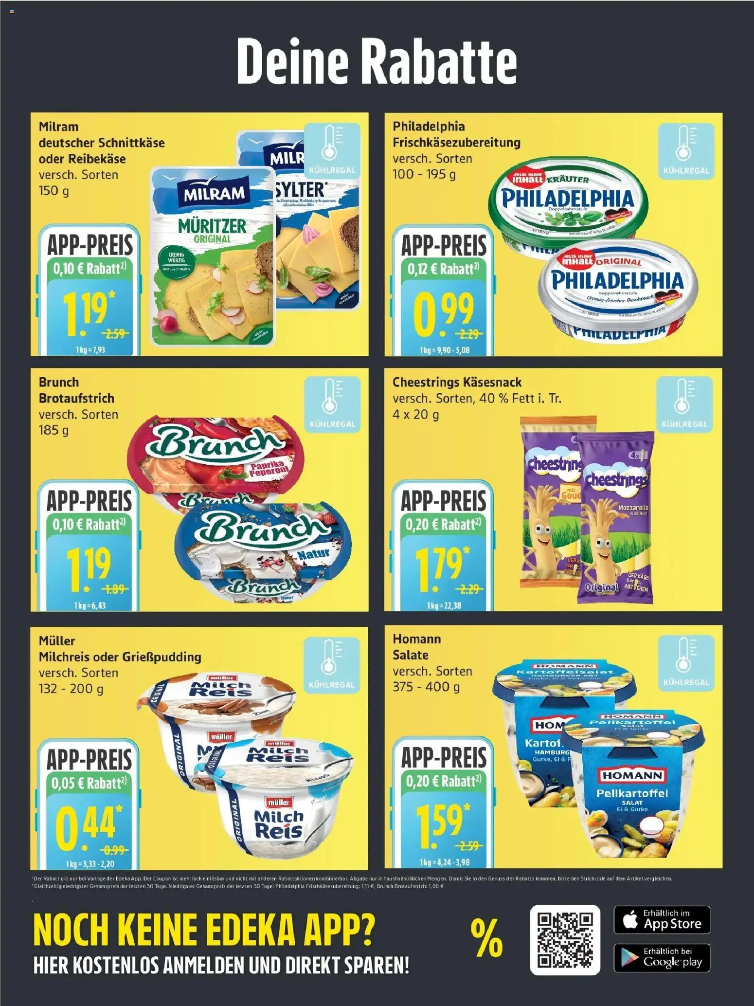 Edeka Prospekt Rostock (ab 26.10.2026) » Angebote Online | Seite: 2 | Produkte: Milch, Käse, Mozzarella, Salat