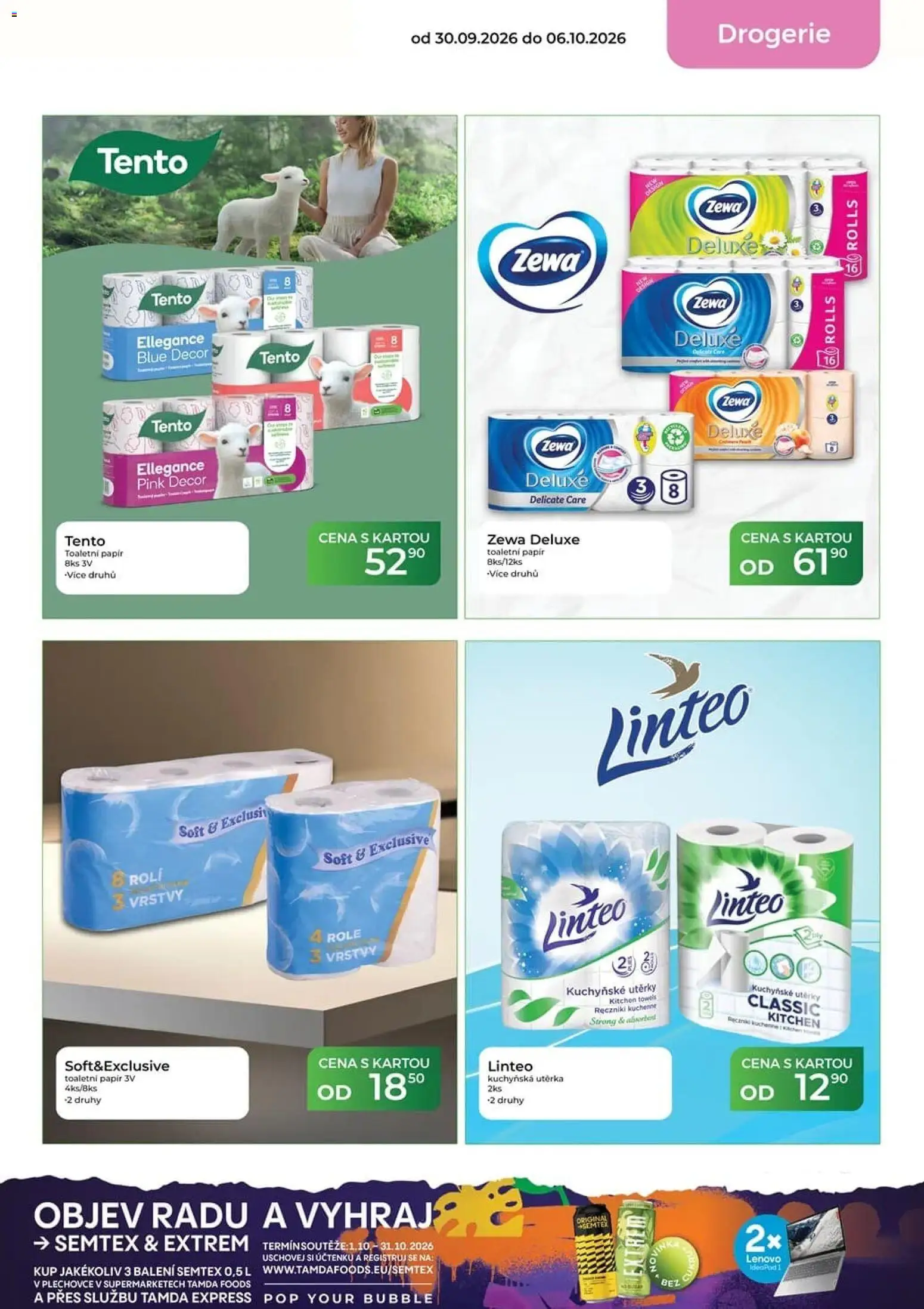 Tamda Foods leták od 30.09.2026 | Strana: 55 | Produkty: Zewa deluxe, Kuchyňské utěrky, Toaletní papír, Zewa