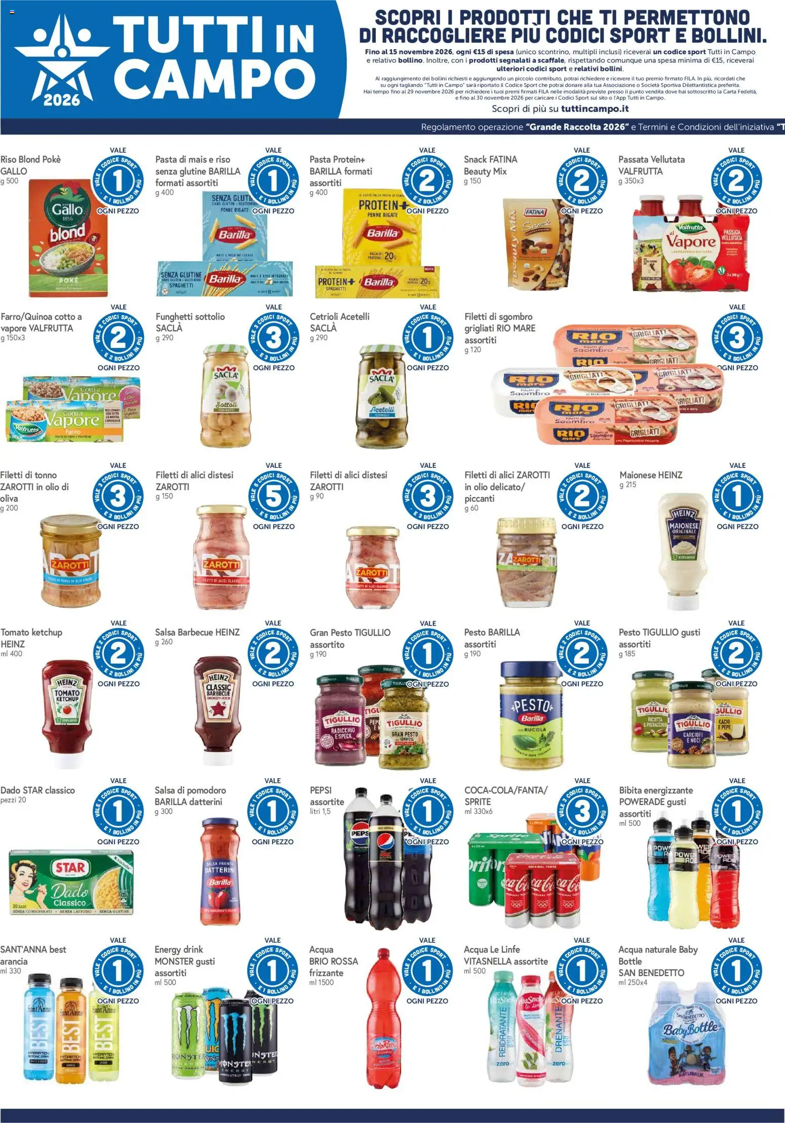 Volantino A&O del 31/08/2026 | Pagina: 6 | Prodotti: Salsa, Barilla, Salsa barbecue, Farro