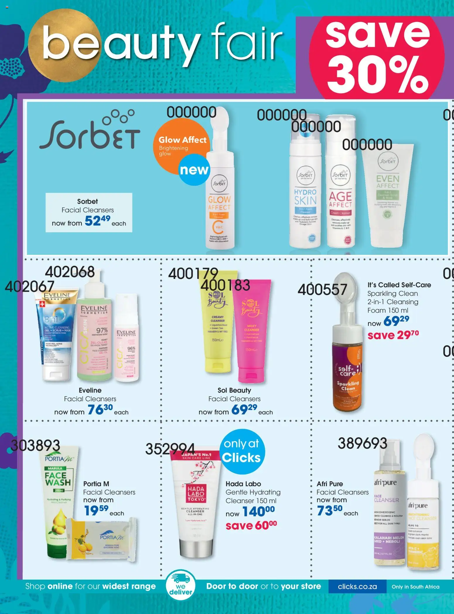 New Clicks catalogue – valid from 21.05.2026 | Page: 26 | Products: Tea, Mask, Cream, Scrub
