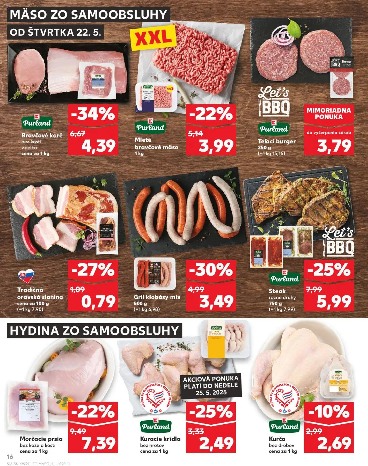Nové Kaufland akcie – leták je platný od 22.05.2025 | Strana: 16