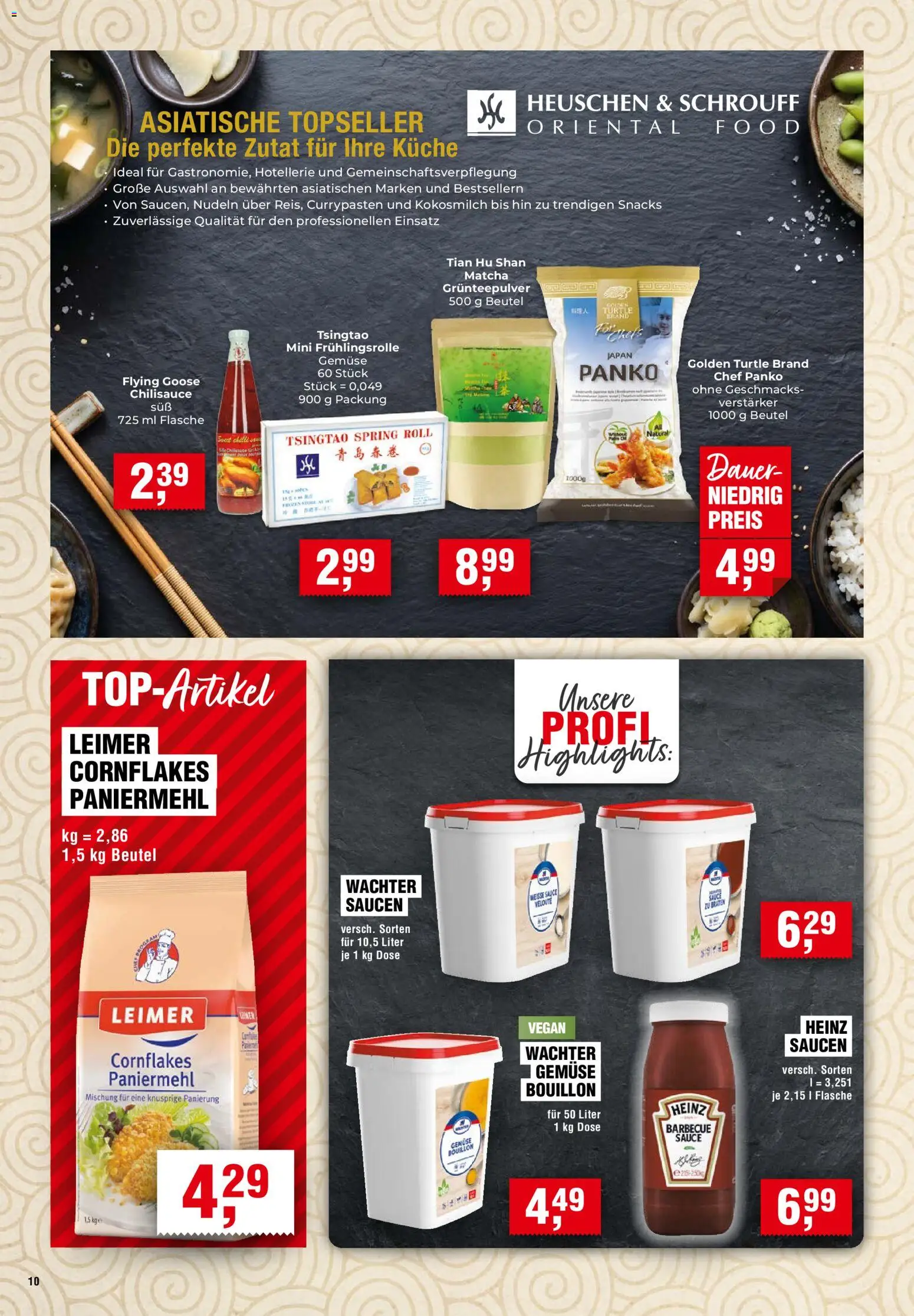 Handelshof Prospekt – gültig ab 22.10.2026 | Seite: 10 | Produkte: Cornflakes, Gemüse, Verstärker, Nudeln