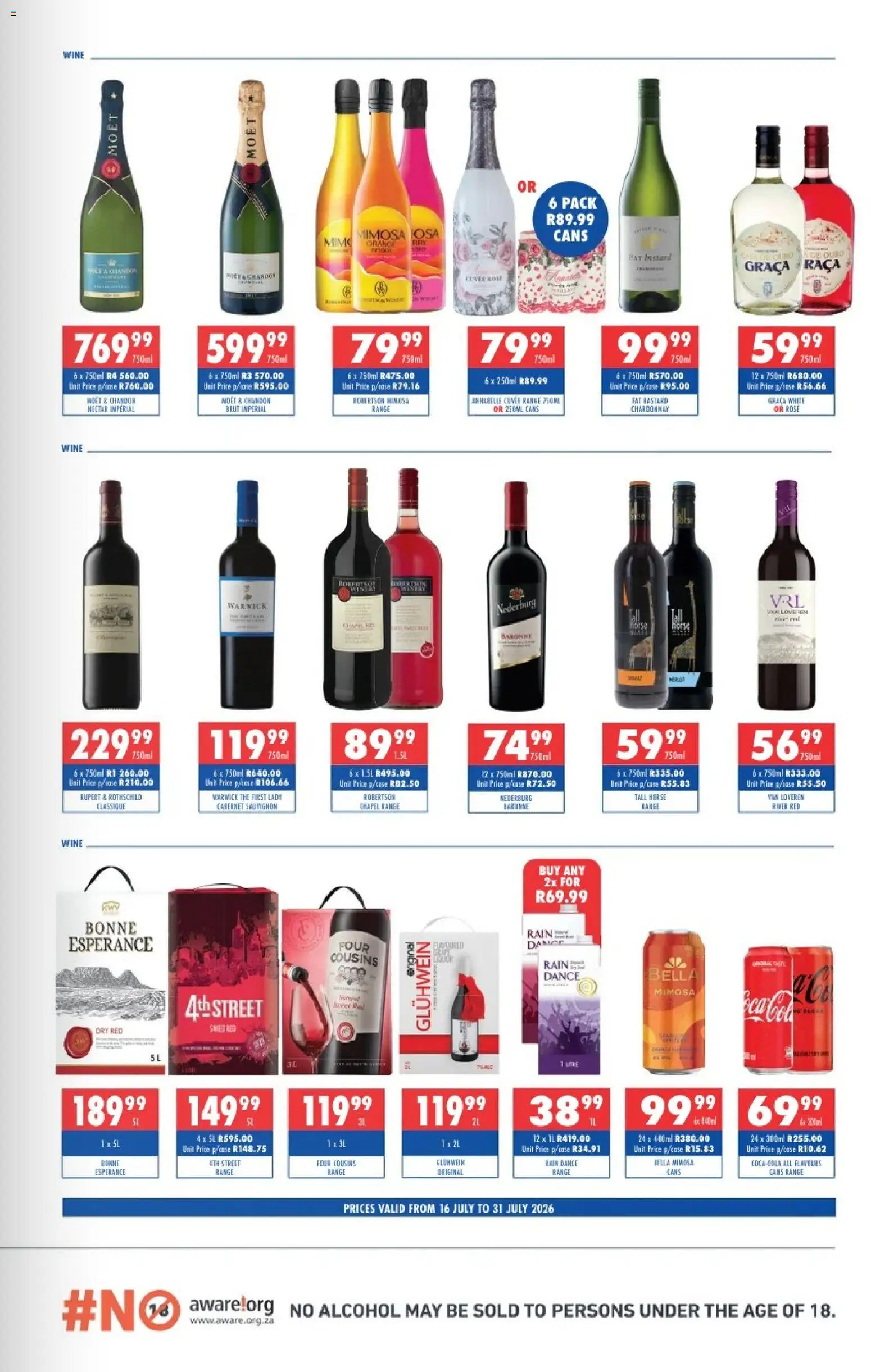 New Ultra Liquors catalogue – valid from 16/07/2026 | Page: 5 | Products: Wine