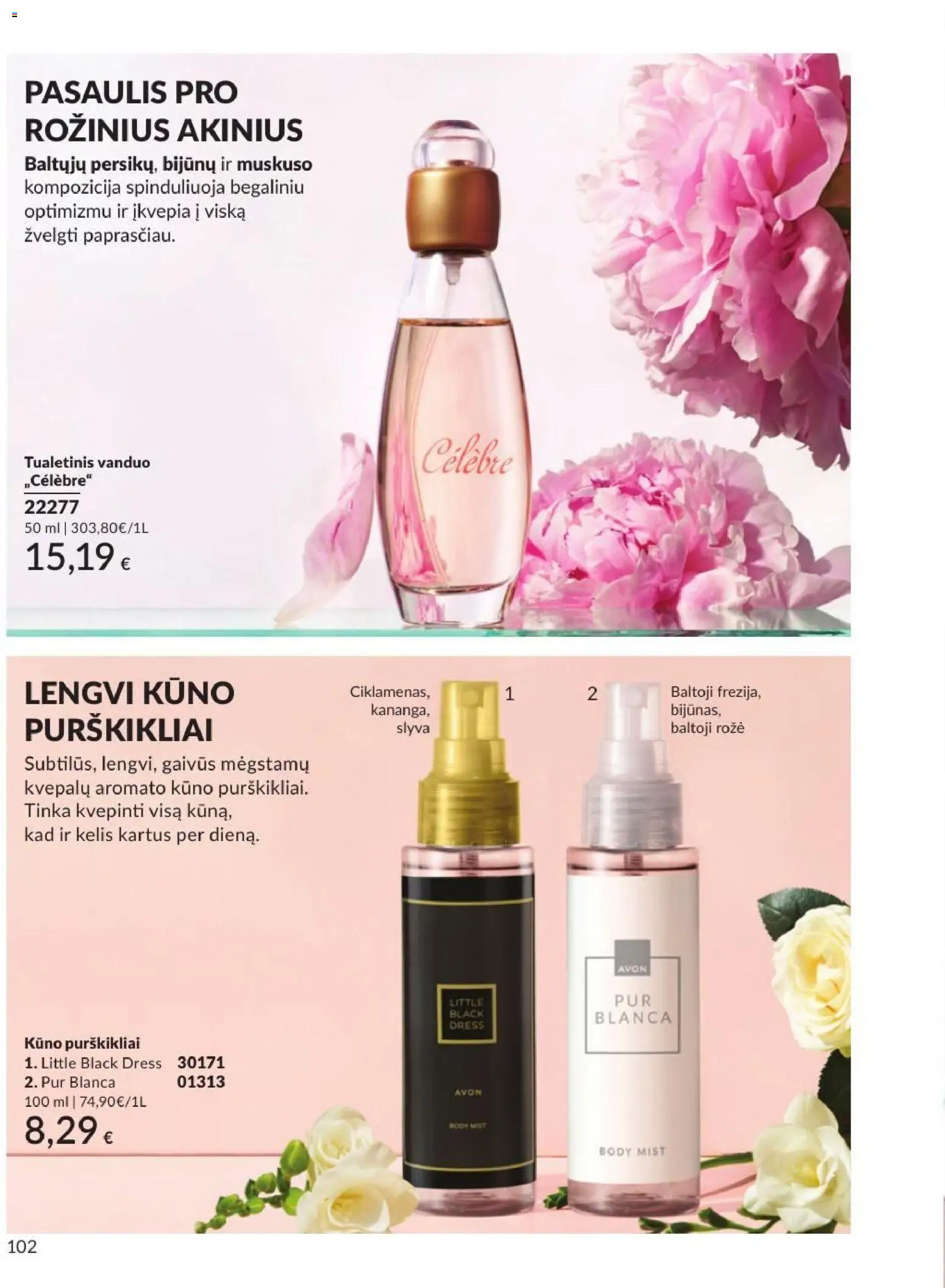 AVON akcijos nuo 2026.09.01 | Puslapis: 102 | Prekių: Vanduo, Tualetinis vanduo