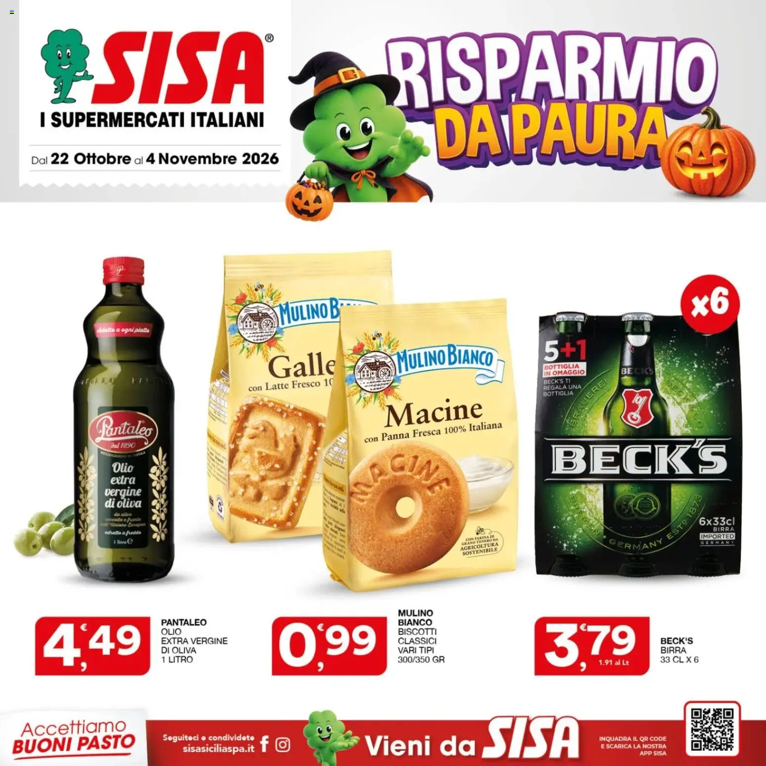 Sisa Giovedì 22 Ottobre Prodotti Freschi