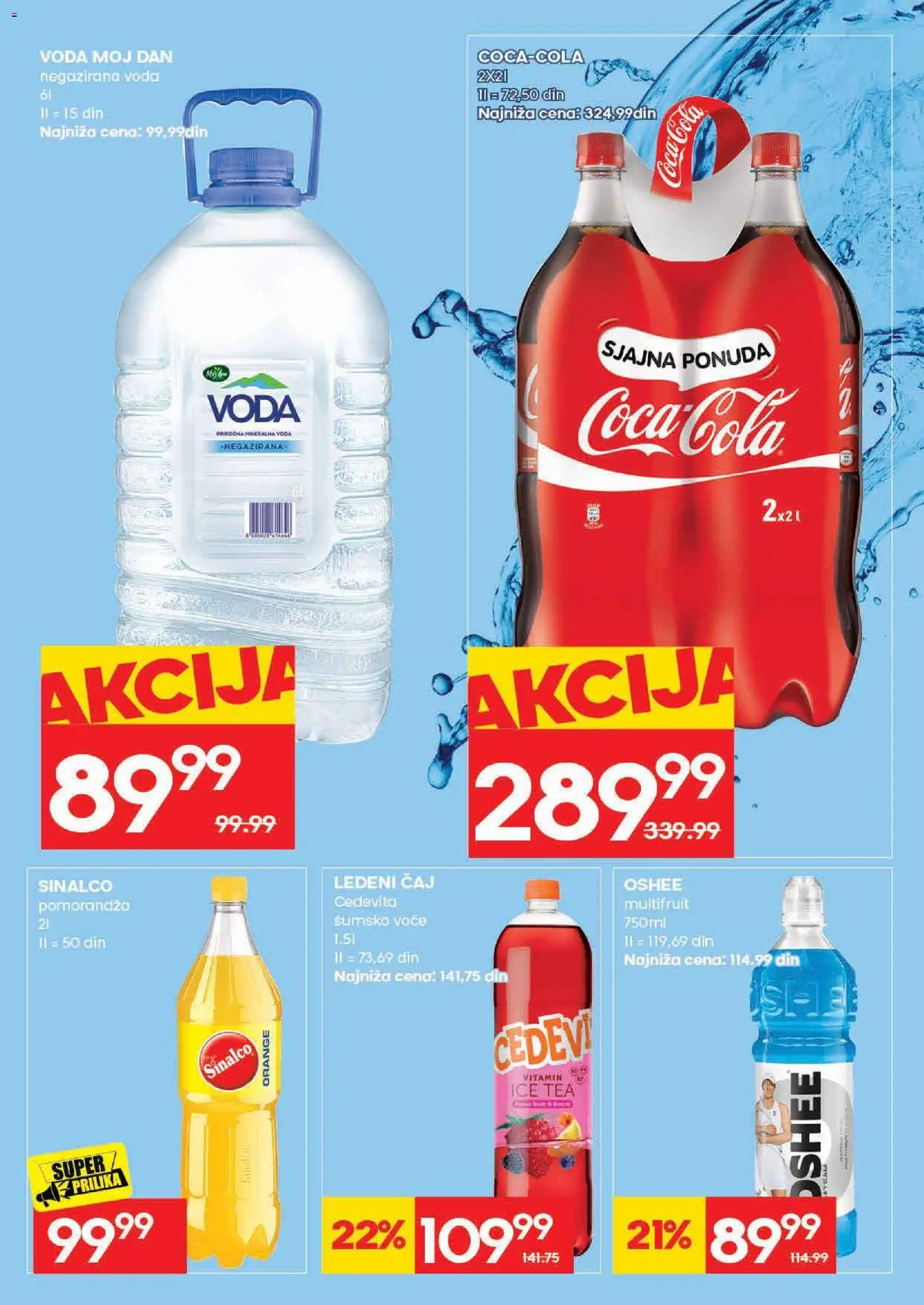 Idea katalog - važi od 11.06.2026 | Strana: 24 | Proizvode: Negazirana voda, Voda, Pomorandza, Čaj