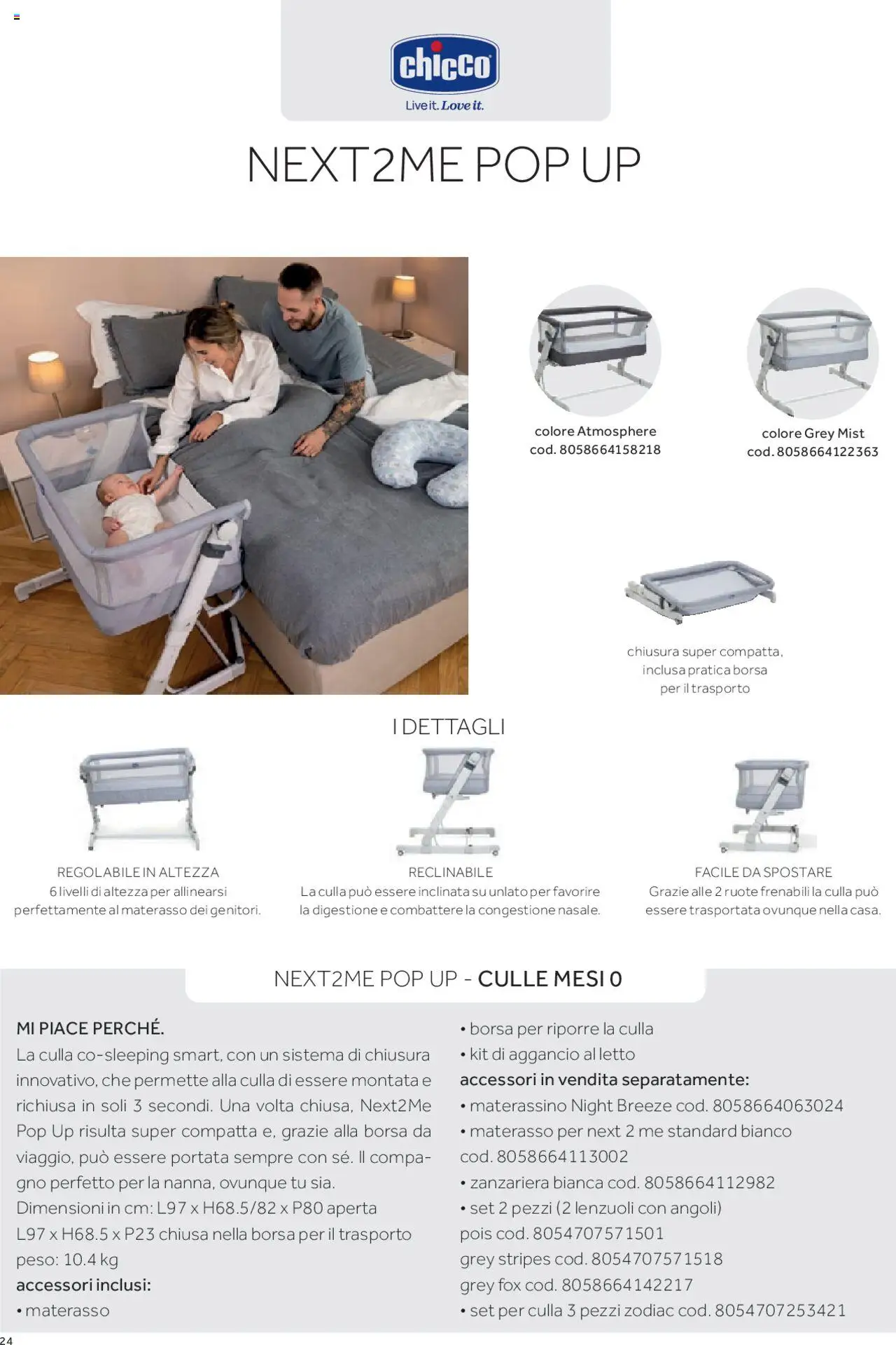 Volantino Prenatal del 01.01.2025 | Pagina: 17 | Prodotti: Zanzariera, Culla, Borsa, Materasso