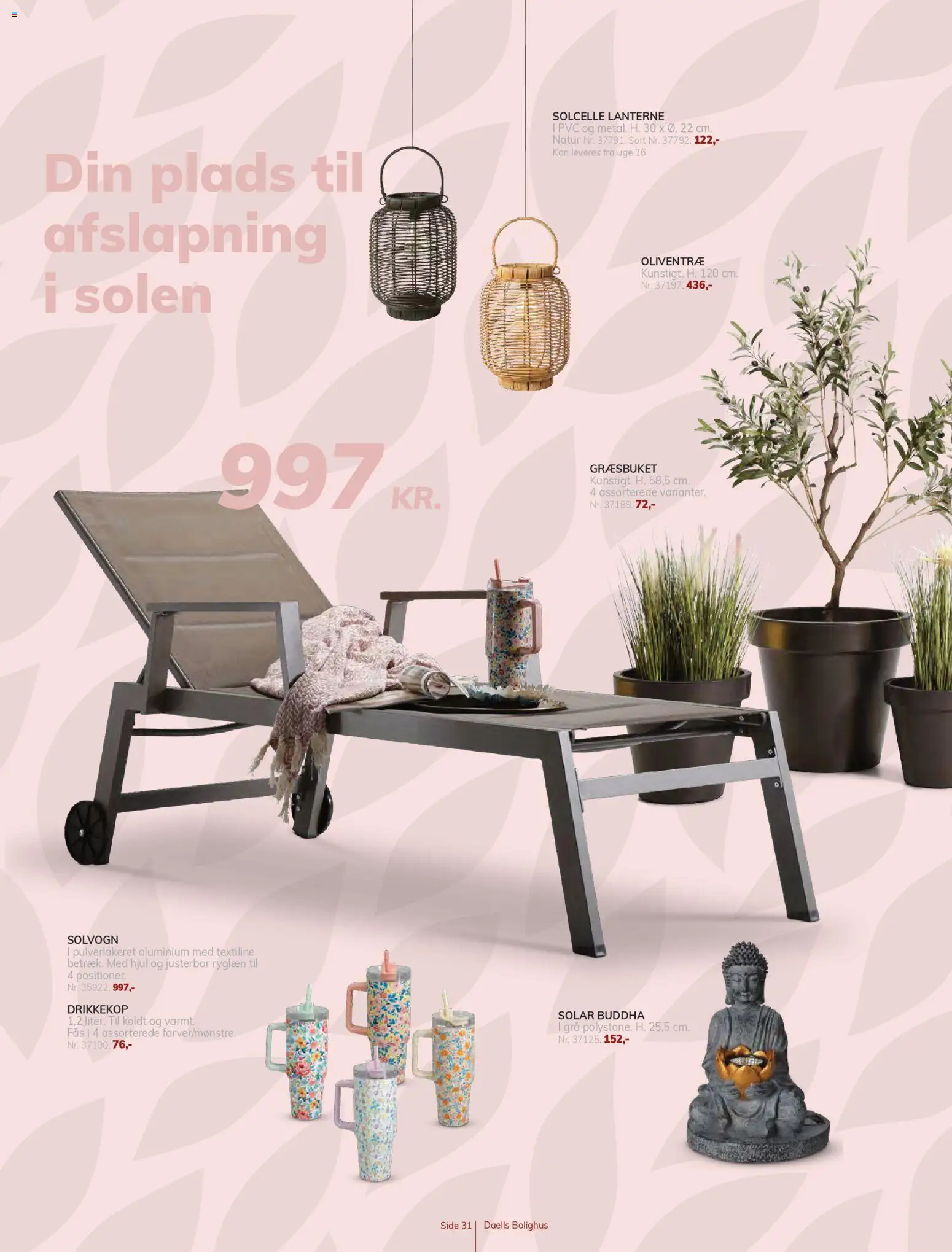 Daells Bolighus tilbudsavis – gyldig fra 18.03.2026 | Side: 31 | Produkter: Solvogn