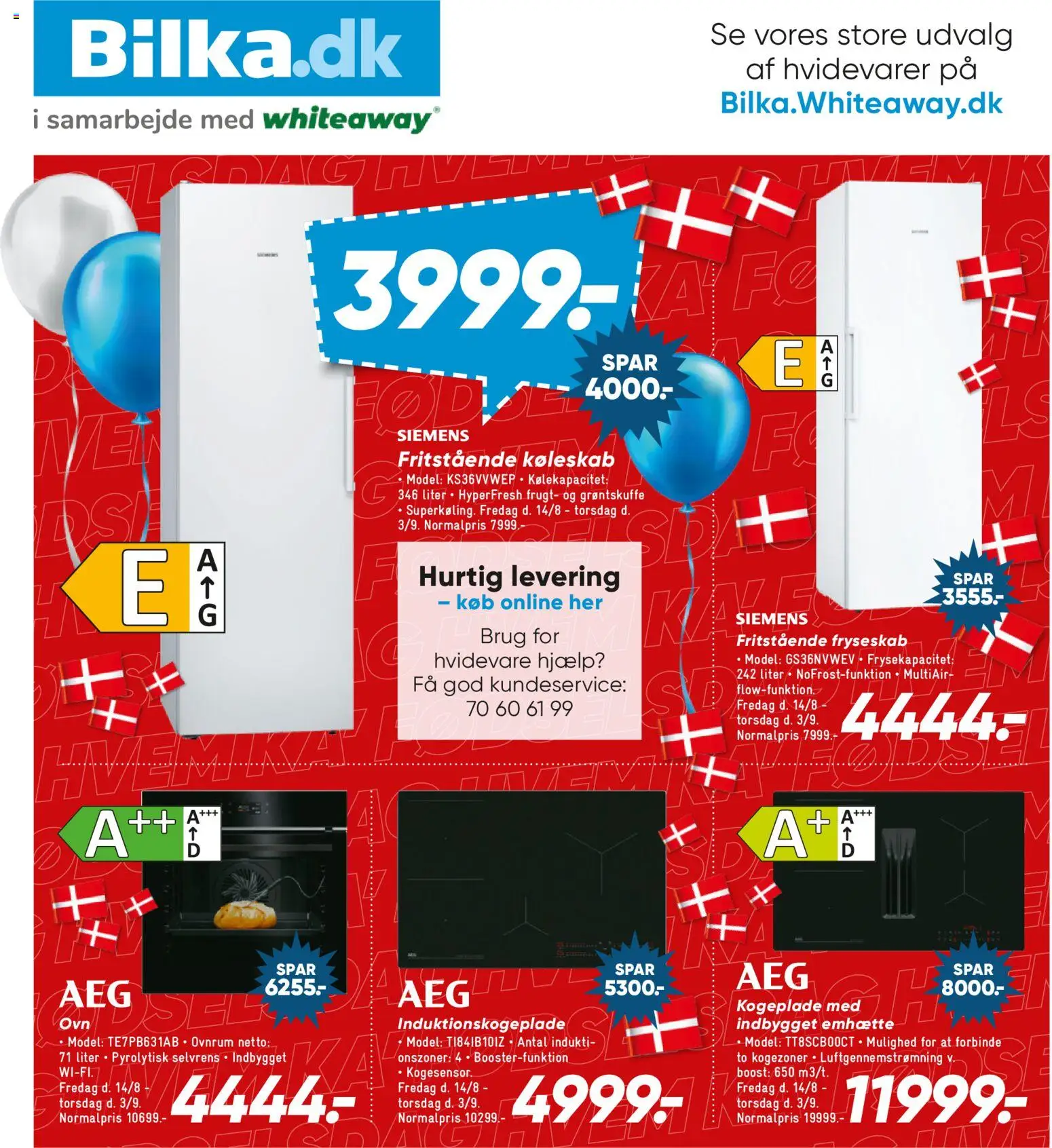 Bilka tilbudsavis – gyldig fra 21/08/2026 | Side: 23 | Produkter: Køleskab, Kogeplade