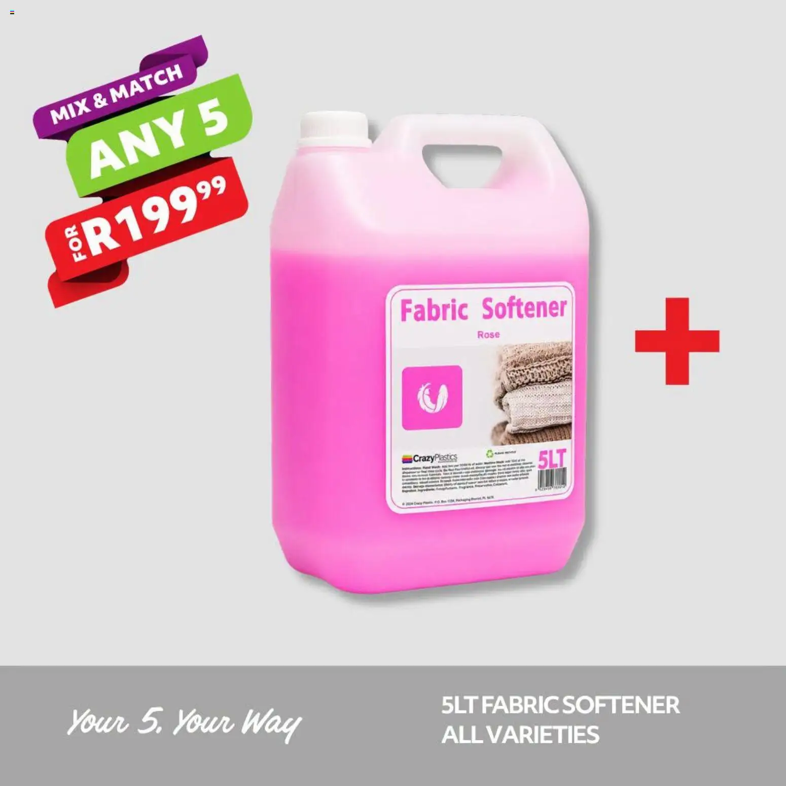 New Crazy Plastics catalogue – valid from 25/08/2026 | Page: 2 | Products: Fabric softener