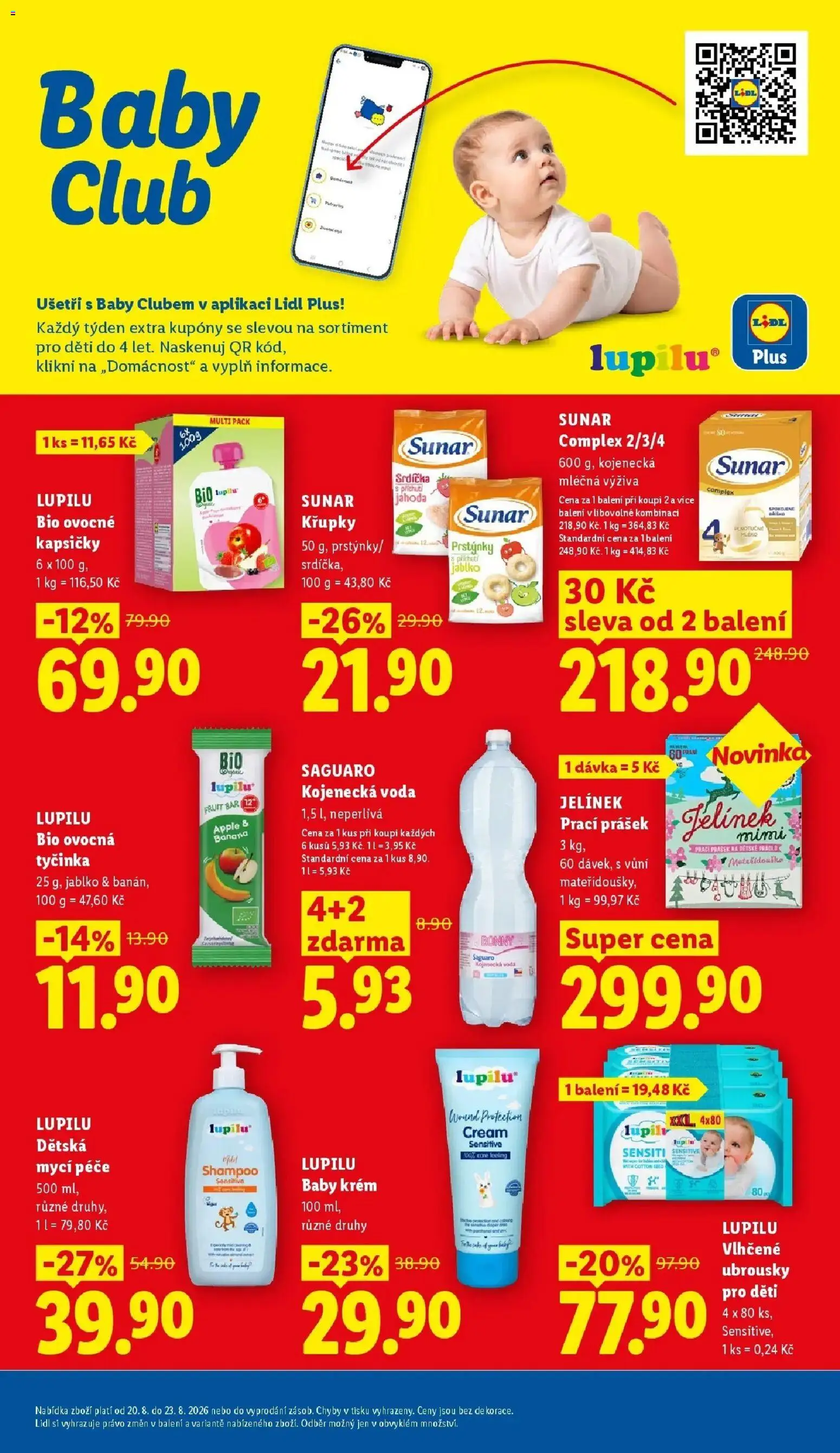 Lidl leták od 20.08.2026 - Nový akční leták | Strana: 38 | Produkty: Sunar Complex, Sunar, Apple, Prací Prášek