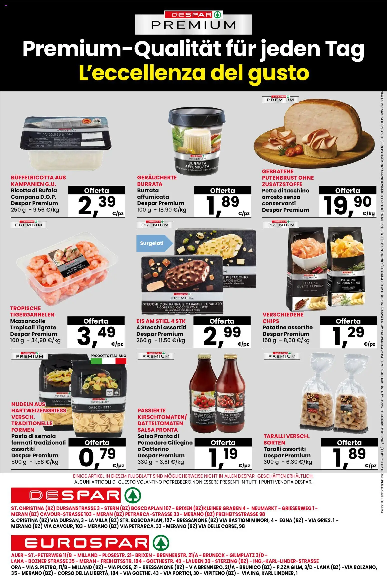 Volantino Despar del 11.06.2026 | Pagina: 16 | Prodotti: Arrosto, Rosmarino, Taralli, Orecchiette