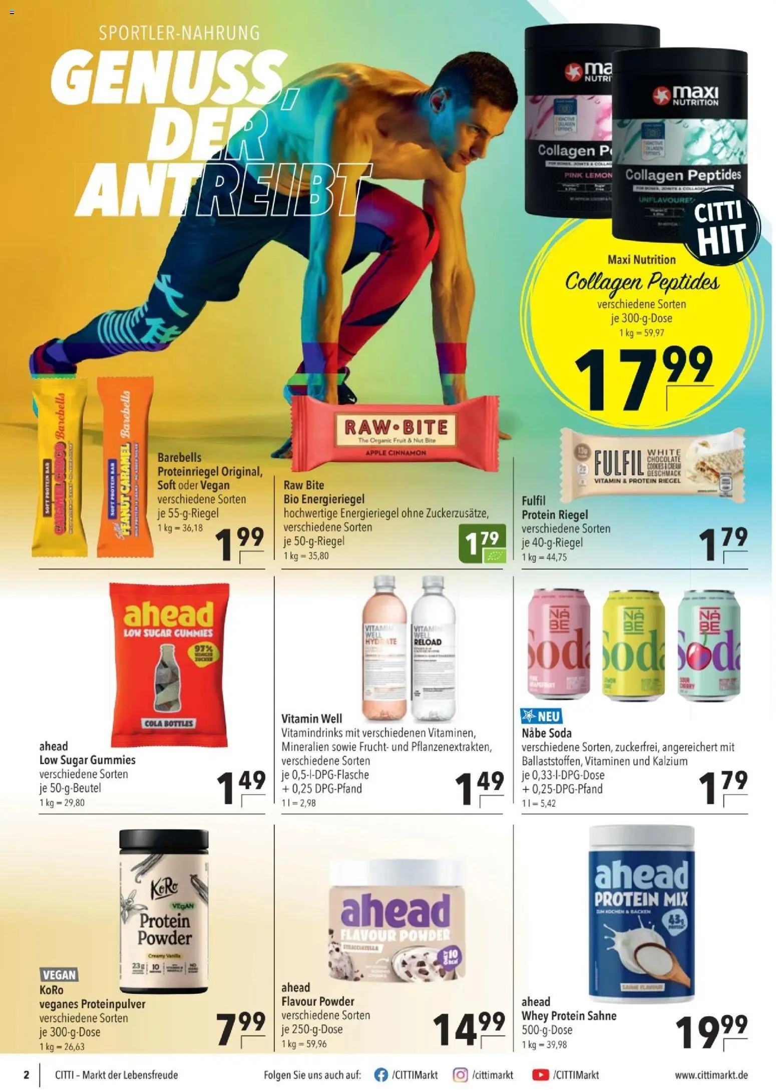 CITTI tilbudsavis – gyldig fra 07/10/2026 | Side: 2 | Produkter: Cookies, Cola, Collagen