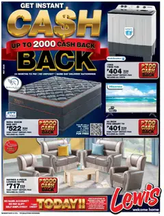 Lewis Stores specials catalogue – valid from 11.05.2026