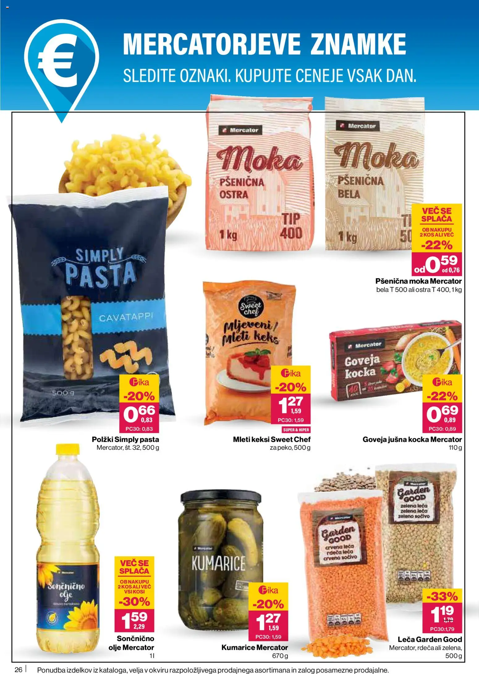 Novi Mercator katalog ponudbe – veljaven od 18.06.2026 | Stran: 26 | Izdelki: BB cream, Kos, Leča, Zelena