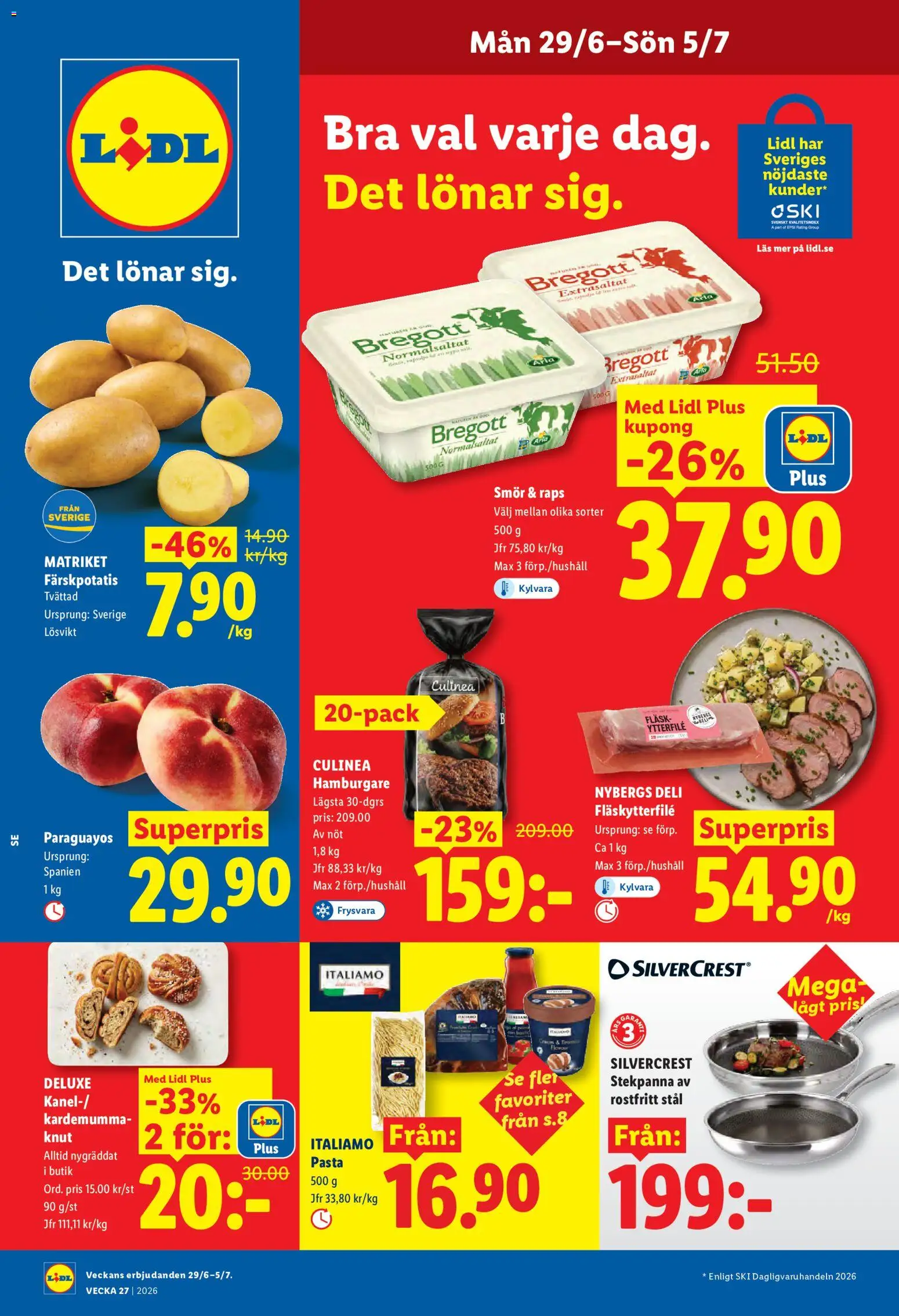 Lidl reklamblad aktuell från 29/06/2026 | Sida: 1