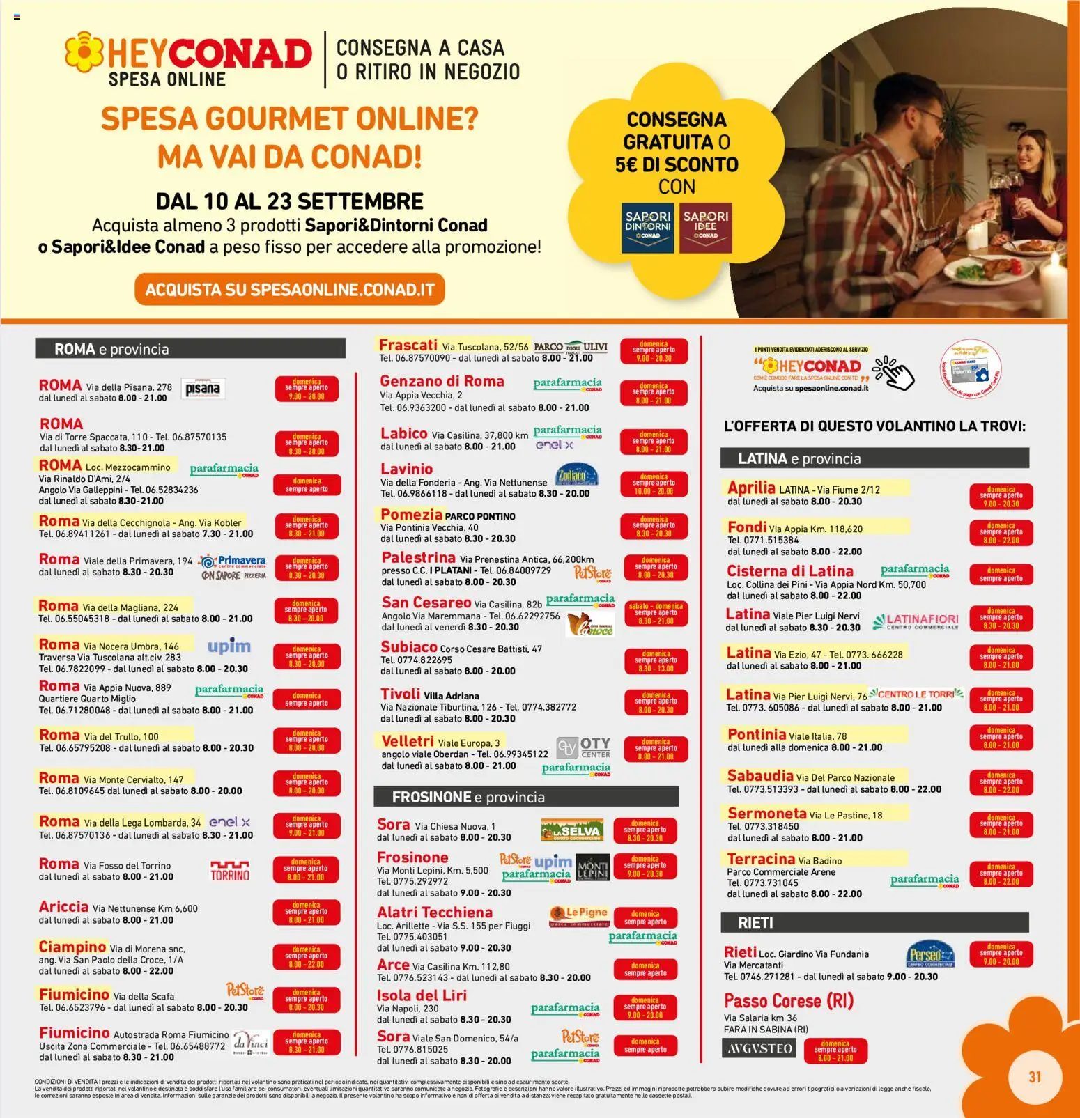 Volantino Conad del 09/09/2026 | Pagina: 31 | Prodotti: Tè