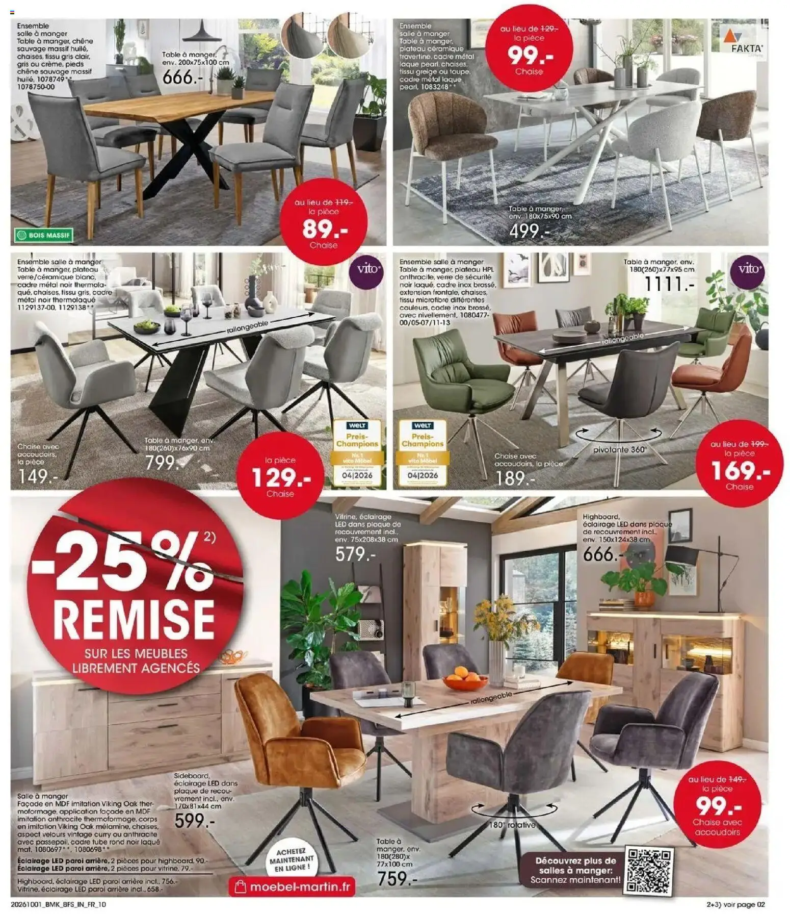 Möbel Martin - Möbel Martin: Offres hebdomadaires à partir du 01/10/2026 - promo en ligne | Page: 10 | Produits: Plateau, Chaises, Table, Cadre