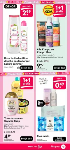 Etos folder - Voorbeeld van een folder van Etos, geldig van 29-06-2026 | Pagina: 13 | Producten: Deodorant, Kan, Gel, Toiletpapier