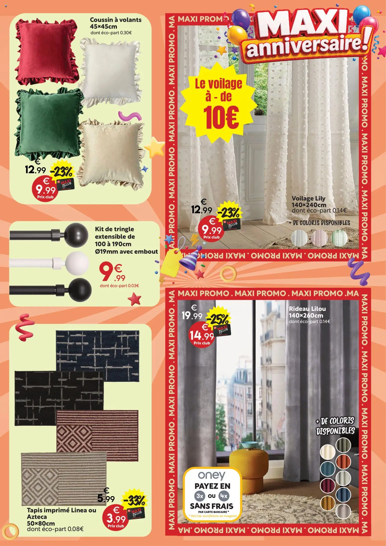 {H1} | Page: 12 | Produits: Anniversaire, Voilage, Tapis, Rideau