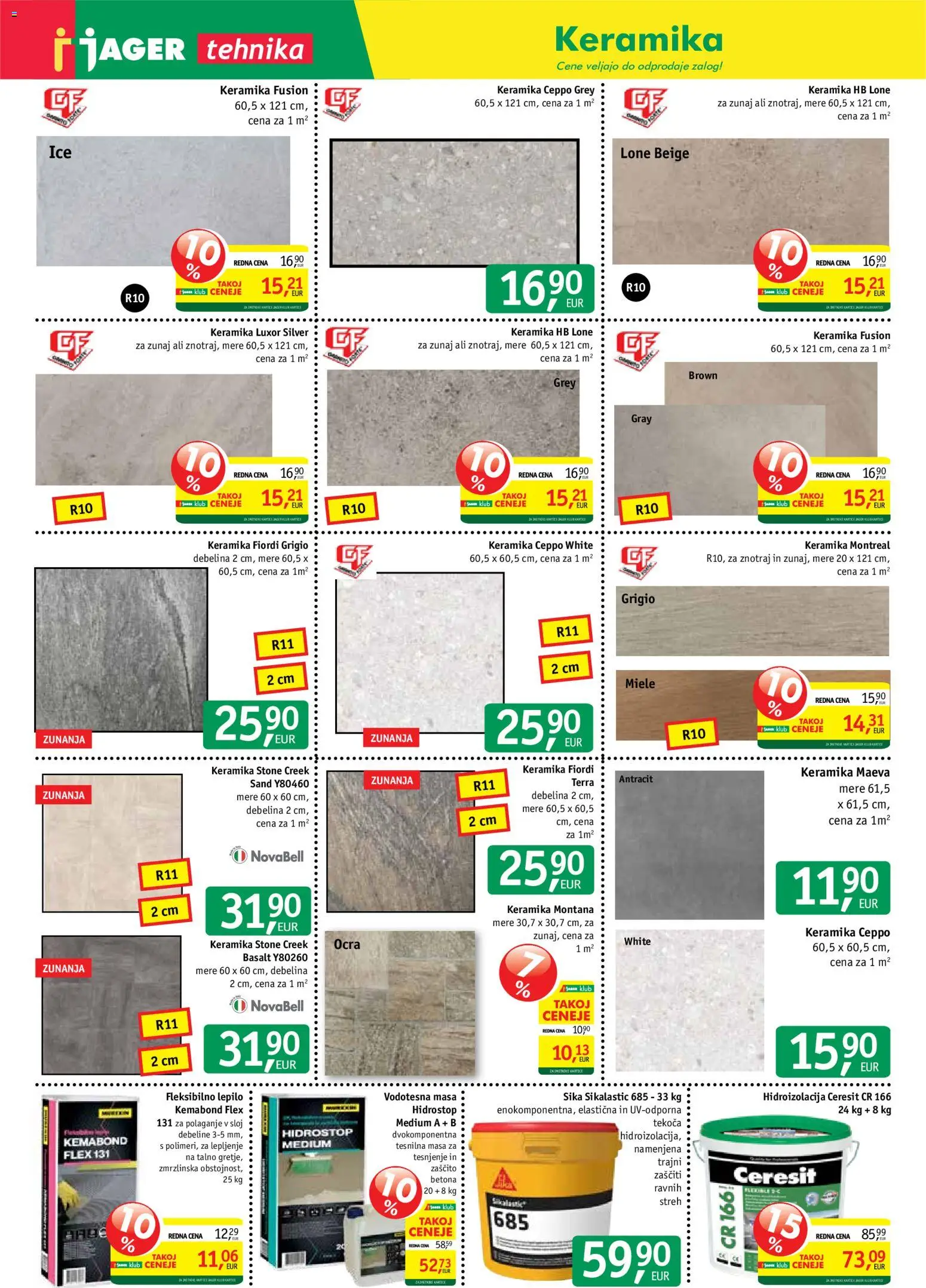 Novi Jager katalog ponudbe – veljaven od 24.06.2026 | Stran: 6 | Izdelki: Lepilo
