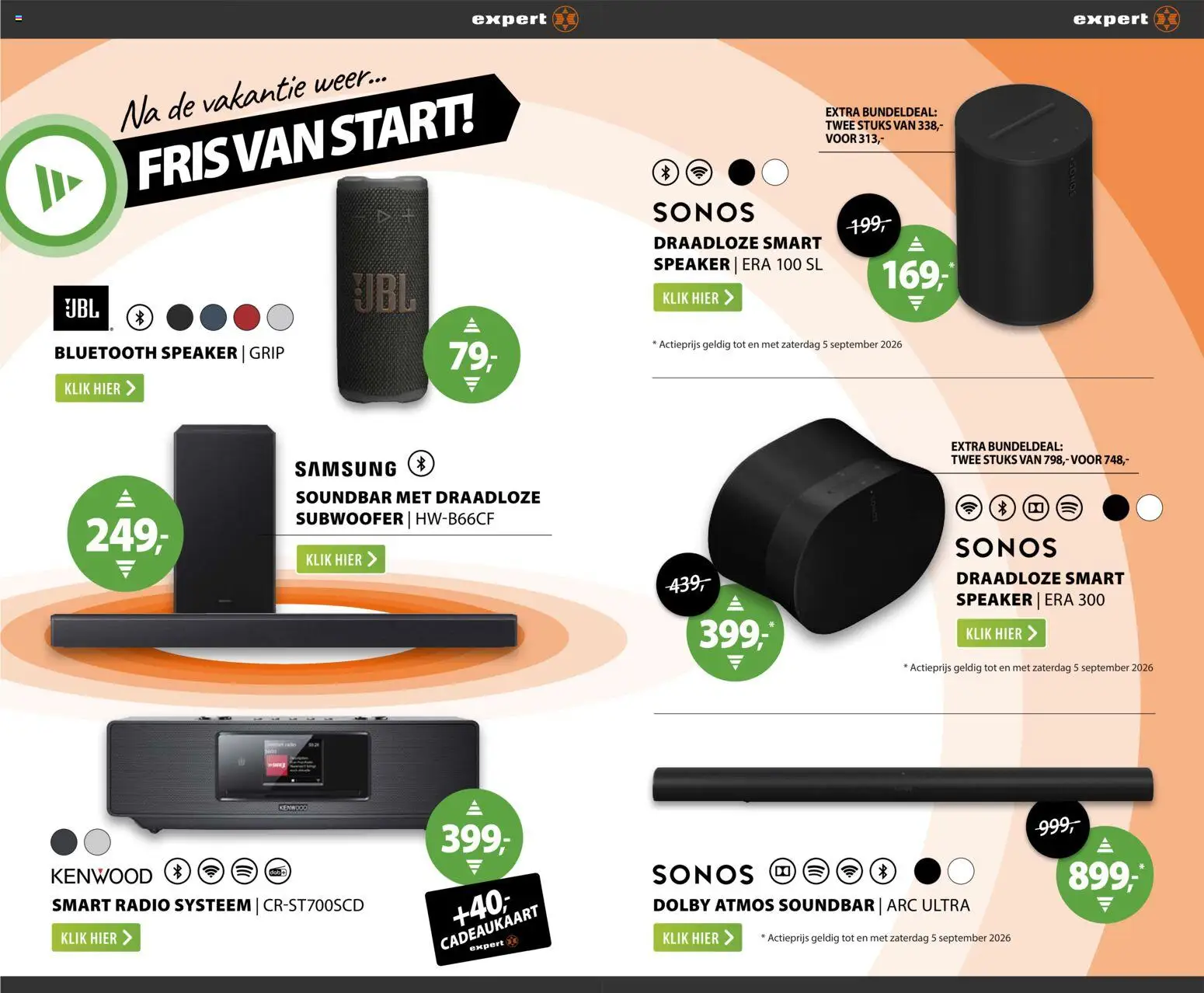{H1} | Pagina: 4 | Producten: Soundbar, Radio, Speaker, Bluetooth