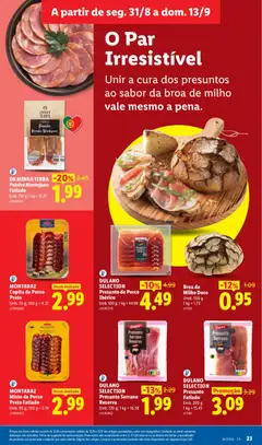 Pré-visualização DULANO SELECTION Presunto Serrano, Presunto Serrano válido de 31/08/2026 | Página: 23