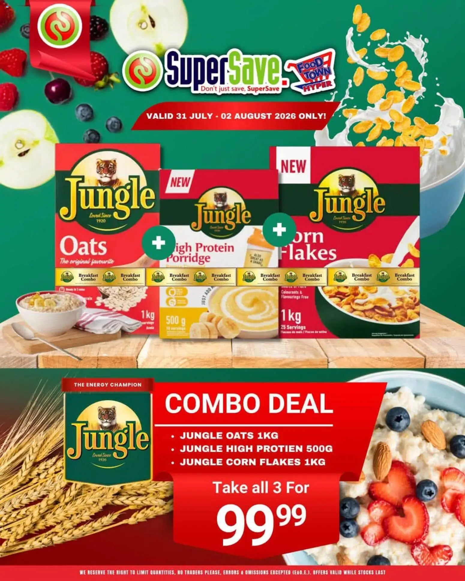 New Super Save catalogue – valid from 02/08/2026 | Page: 15 | Products: Corn, Detergente líquido, Oats, Flakes