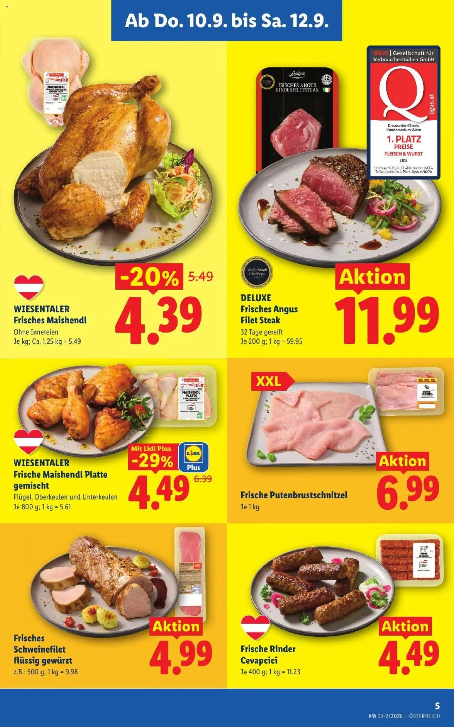 Lidl - Flugblatt gültig ab 10.09.2026 | Seite: 7 | Produkte: Wurst