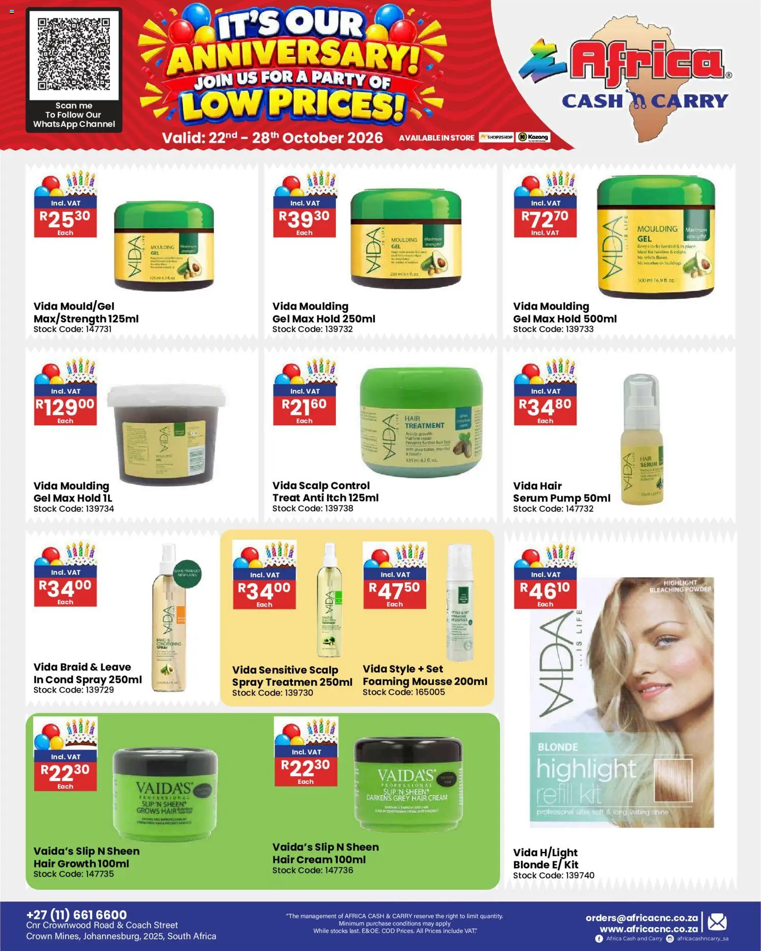 New Africa Cash & Carry catalogue – valid from 22/10/2026 | Page: 125