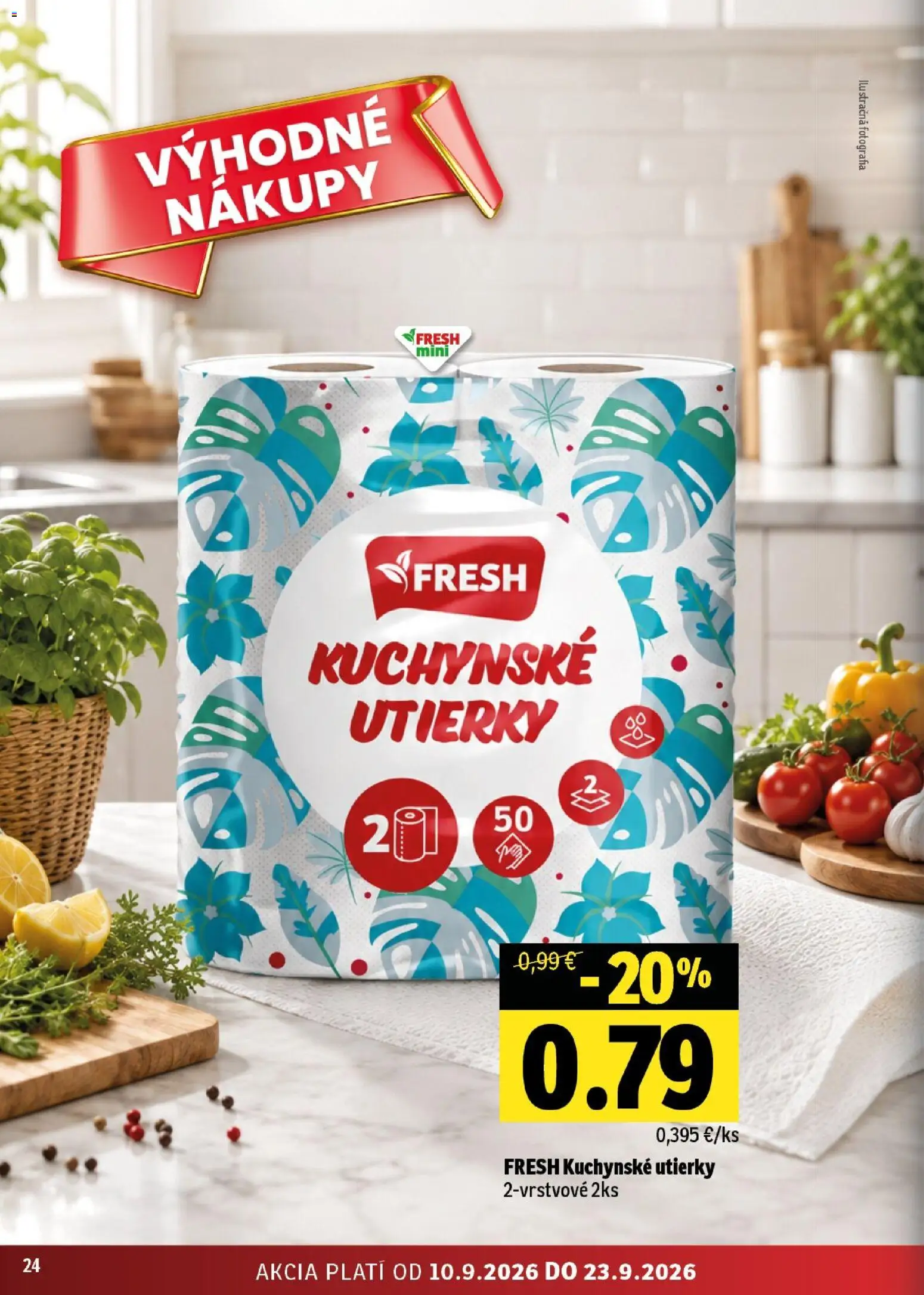 Nové Fresh akcie – leták je platný od 10.09.2026 | Strana: 24