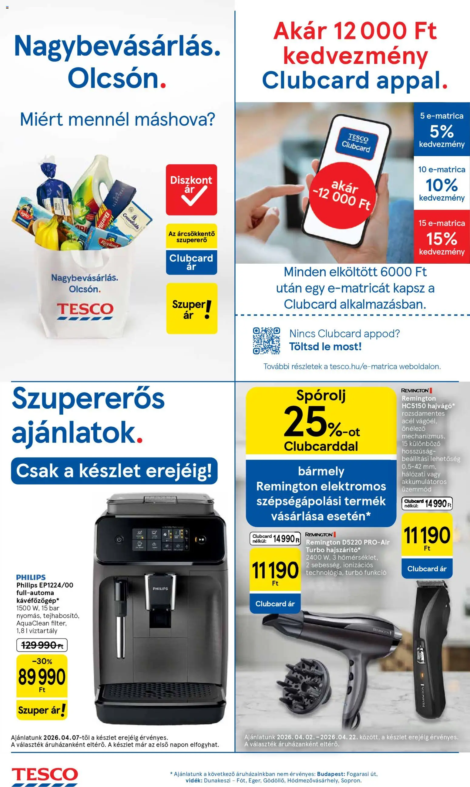 Tesco akciós ujság - amely érvényes a következő dátumtól: 07.04.2026 | Oldal: 16