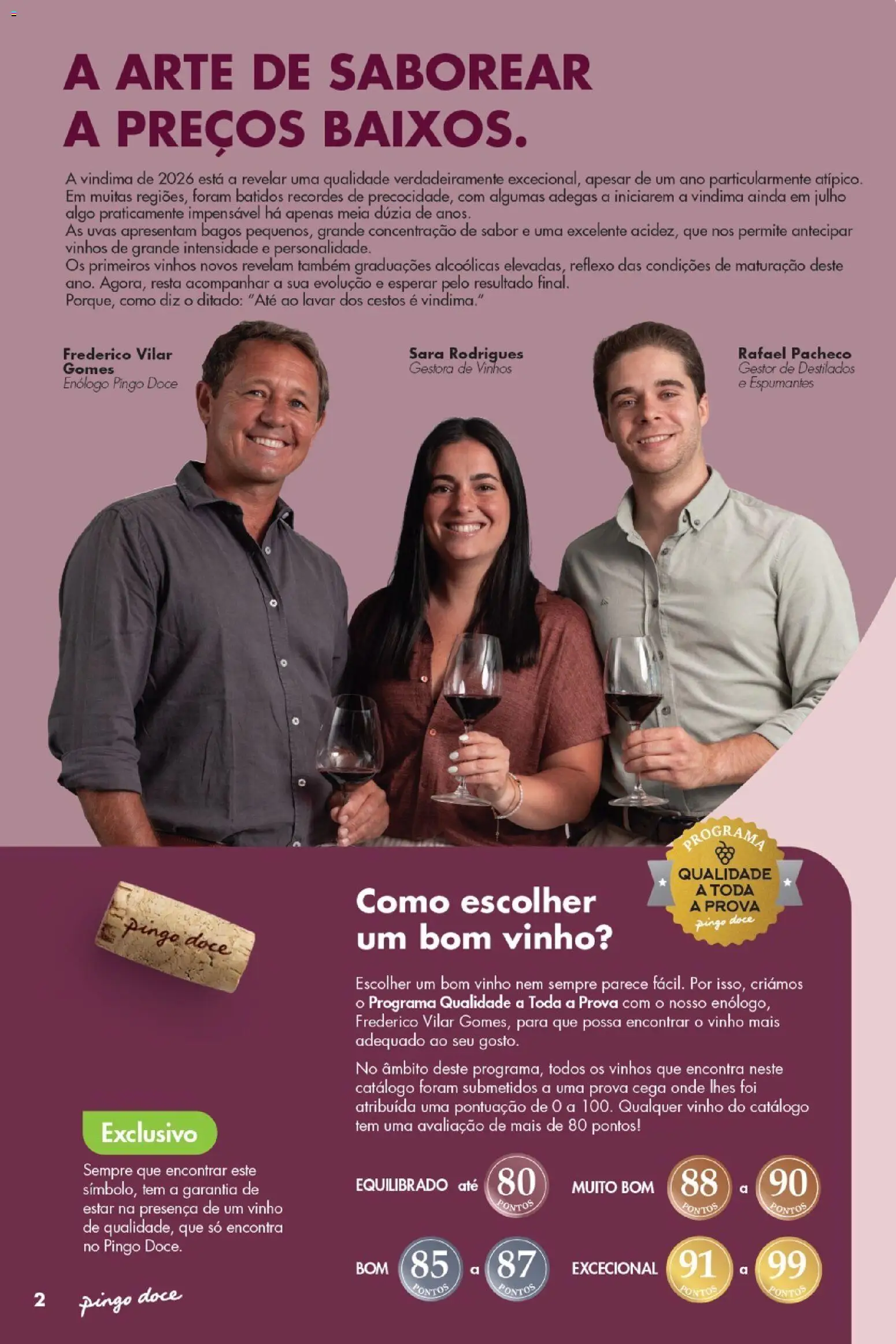 Pingo Doce - Vinhos e Sabores de Portugal Madeira │ válido de 15/09/2026 | Página: 2 | Produtos: Vinho, Uvas