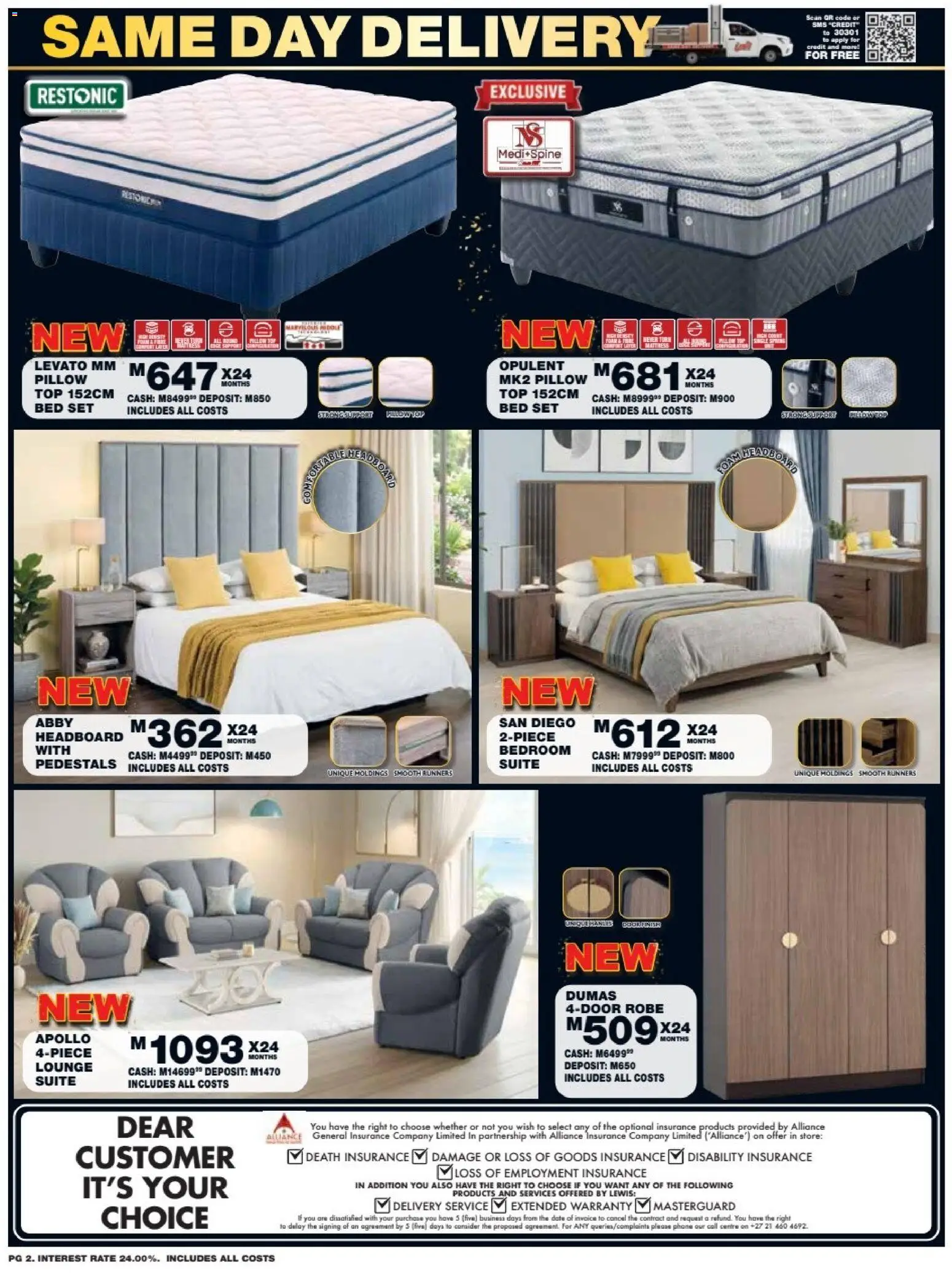 New Lewis Stores catalogue – valid from 10/08/2026 | Page: 2 | Products: Phone, Mattress, Pillow, Foam