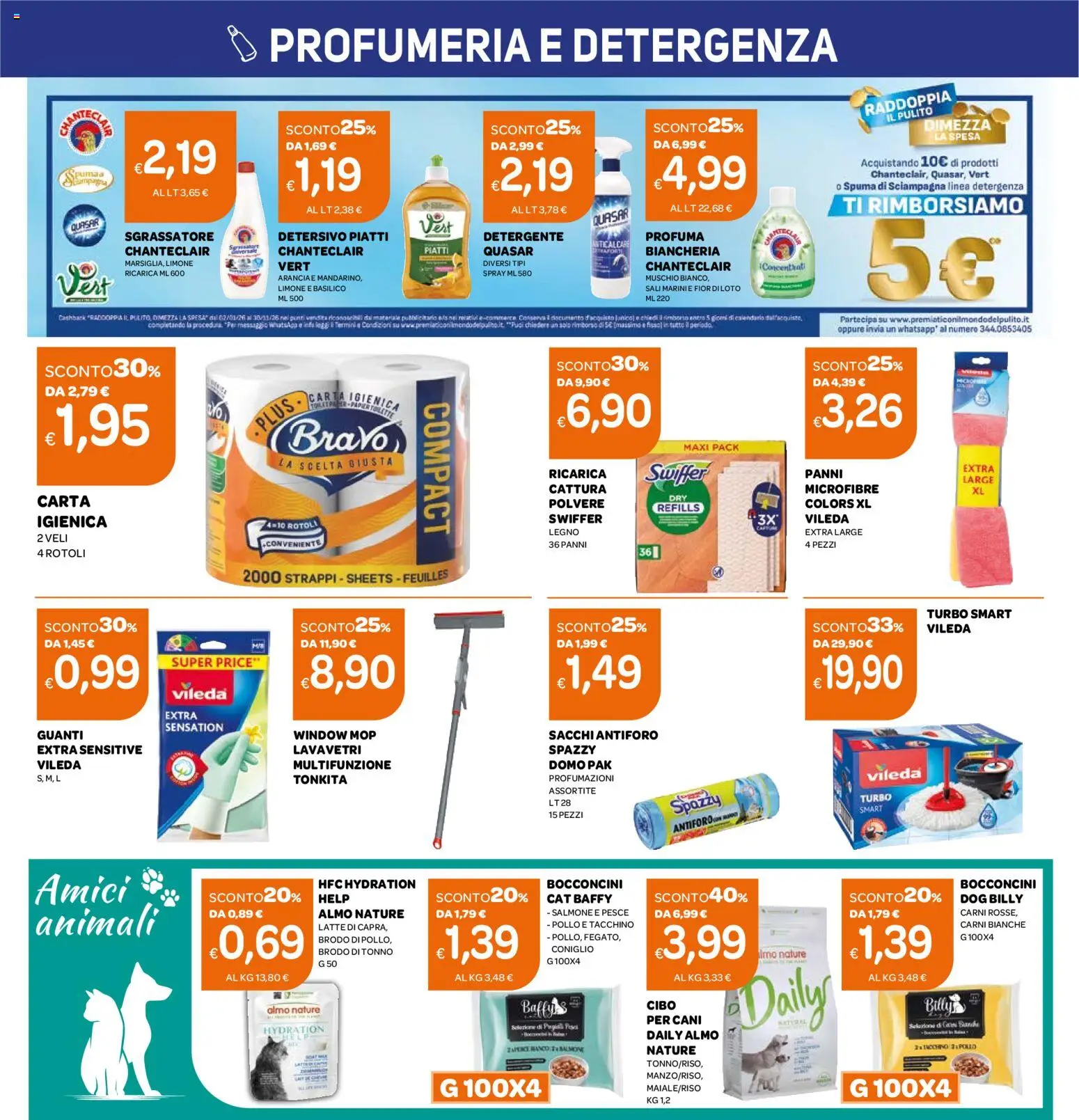 Volantino Ekom del 19.05.2026 | Pagina: 11 | Prodotti: Detergente, Limone, Basilico, Tonno