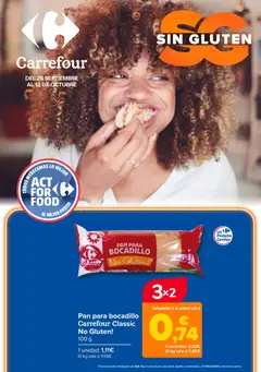 Vista previa Carrefour Sin Gluten válido desde el 25/09/2026