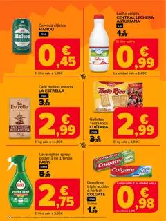 Vista previa Supeco folleto válido desde el 22/06/2026 | Página: 2 | Productos: Leche, Café, Café molido, Lavavajillas