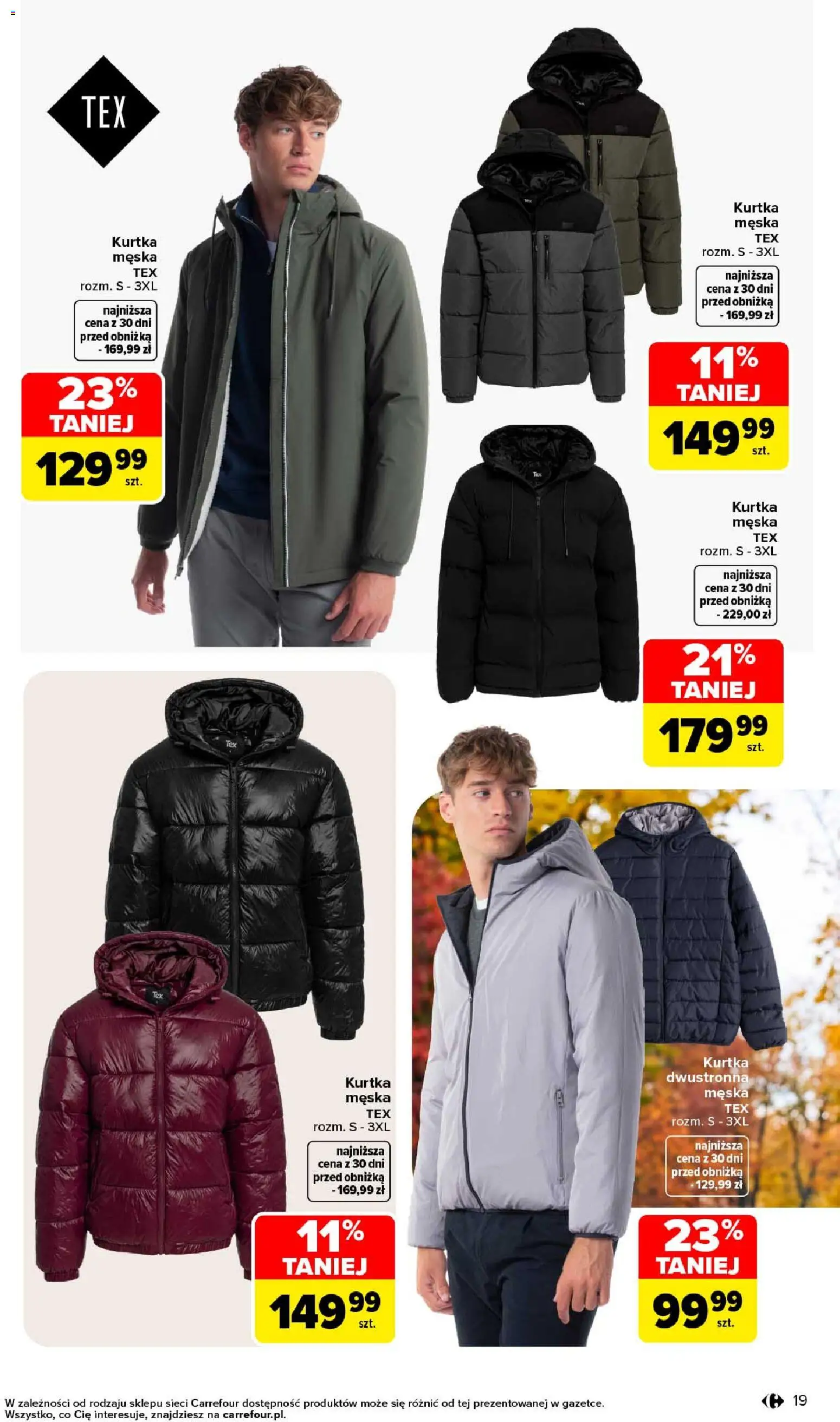 Carrefour gazetka - Na jesienne klimaty od 28.09.2026 | Strona: 19 | Produkty: Kurtka