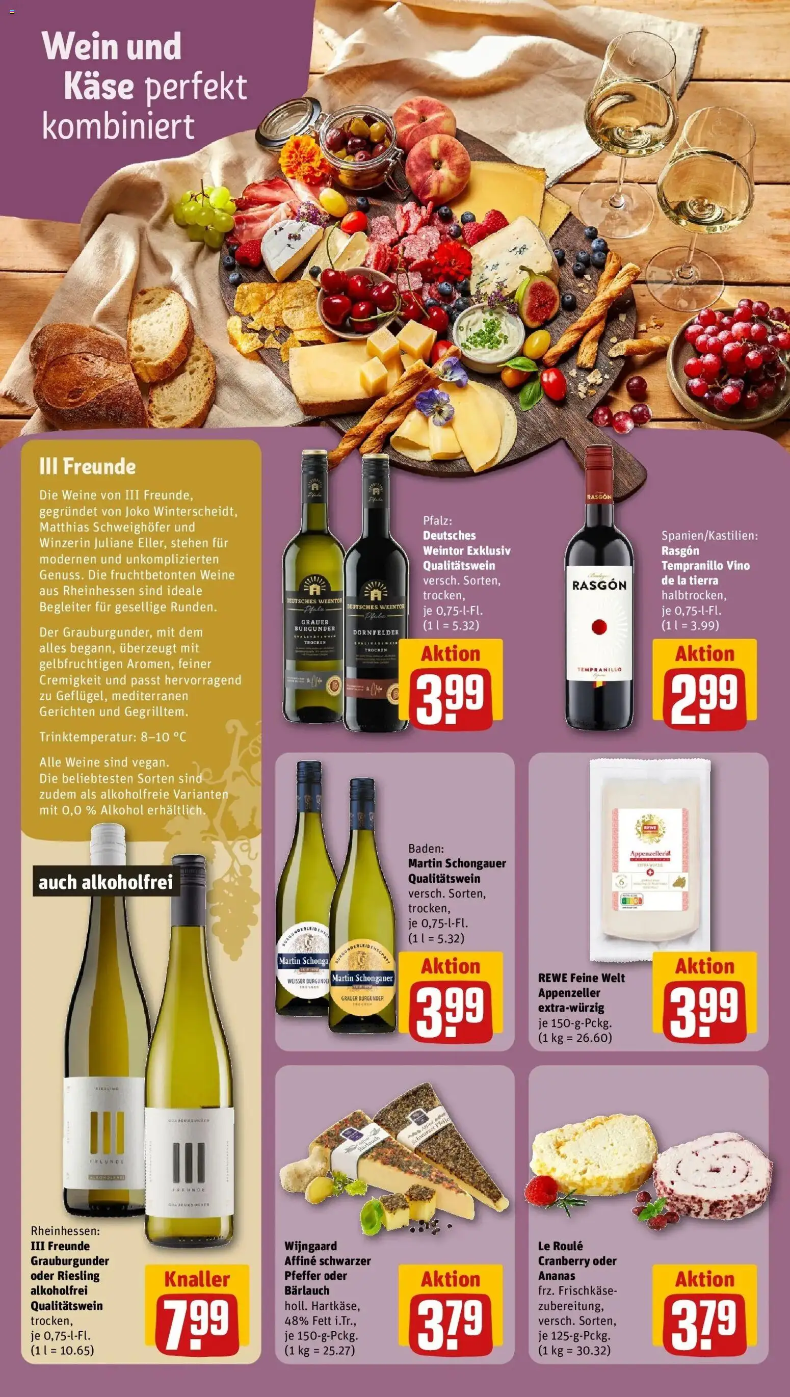REWE Prospekt ab 31.08.2026 zum Blättern » Angebote | Seite: 14 | Produkte: Käse, Ananas, Pfeffer, Frischkase